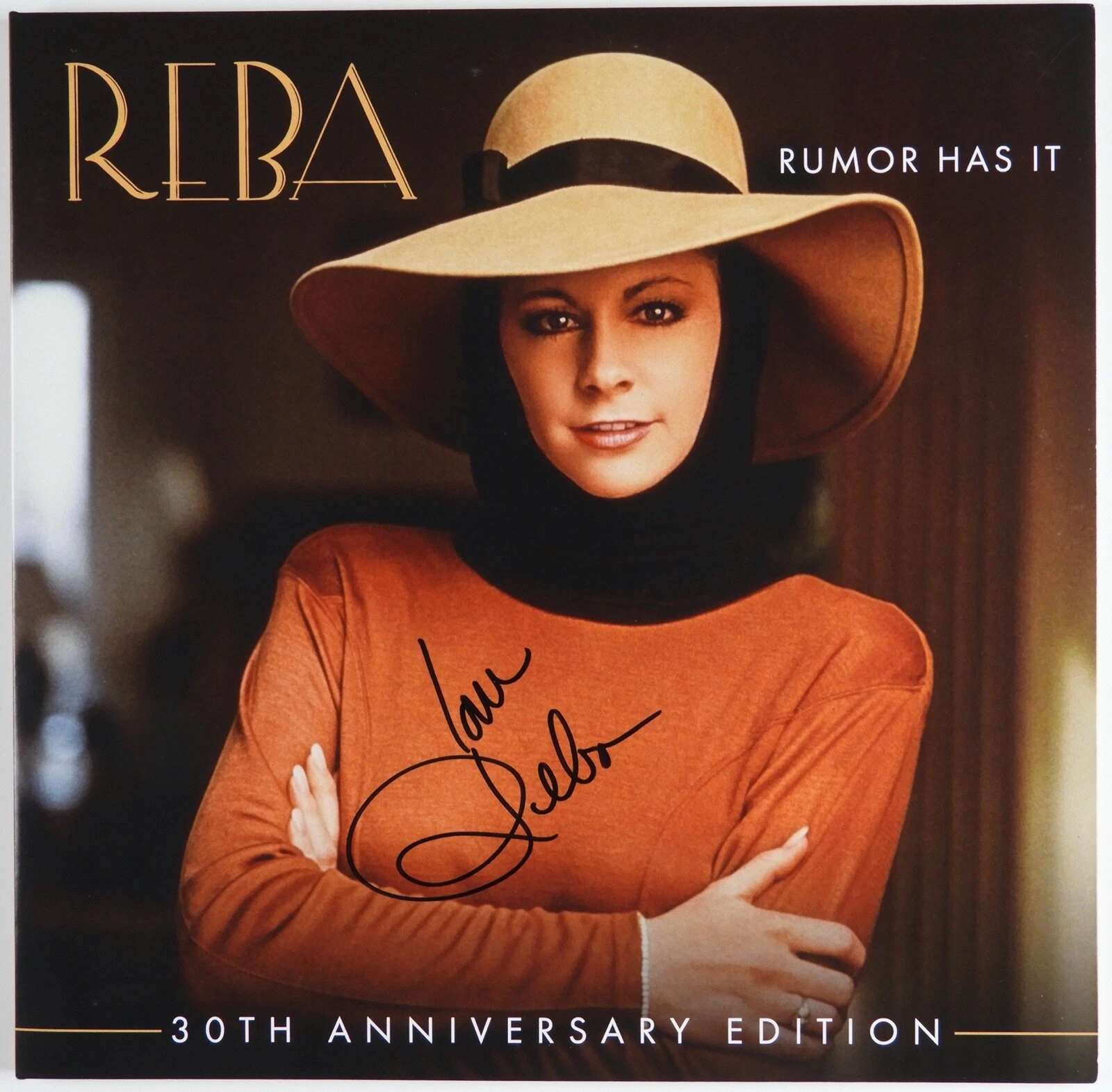 Reba McEntire JSA Signed Autograph Album Record Vinyl Rumor Has It
