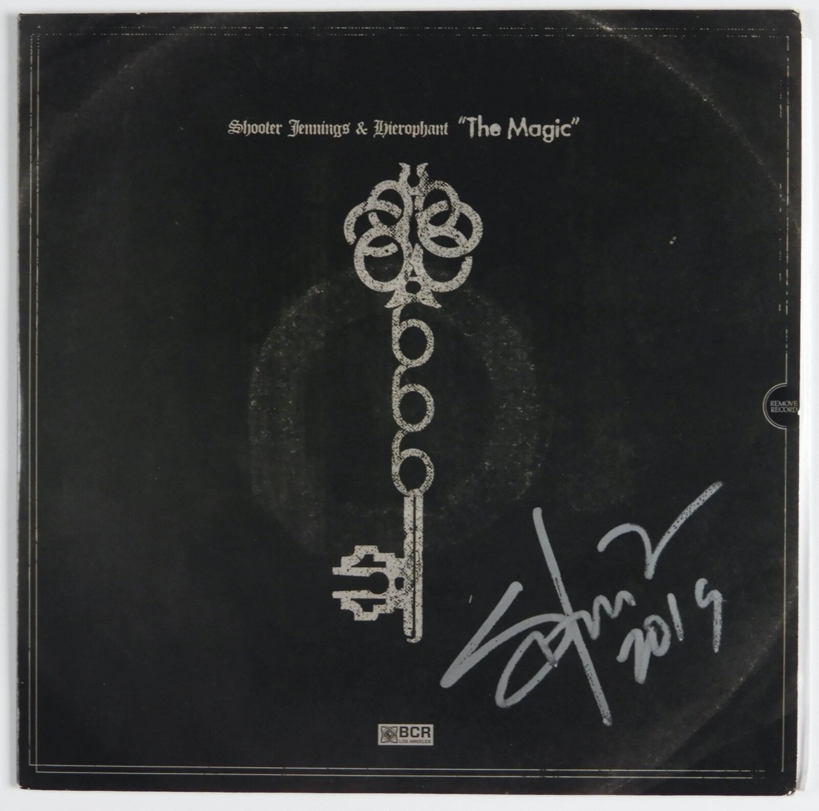 Shooter Jennings HIEROPHANT JSA Signed Autograph 45 Record Vinyl The Magic
