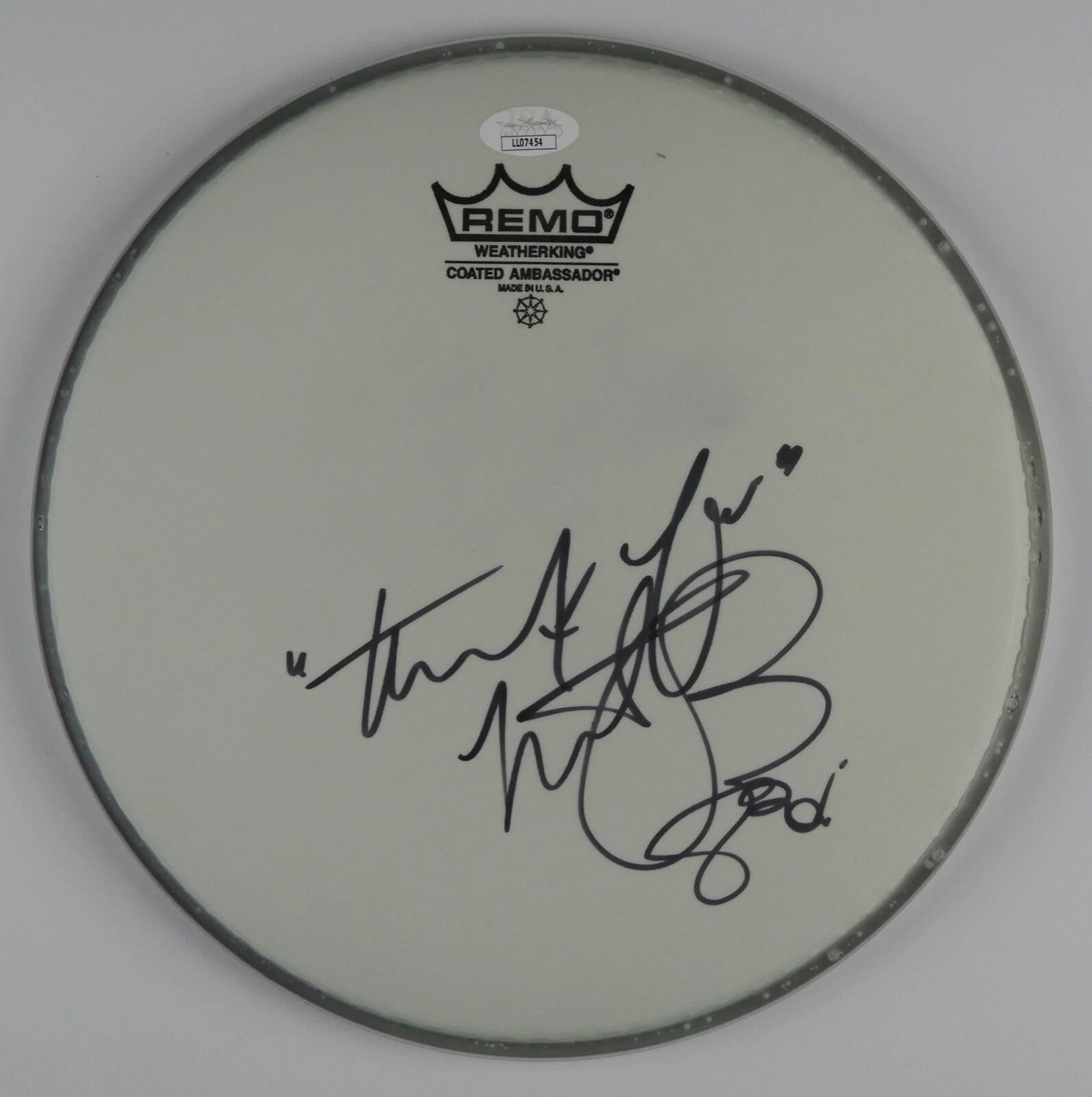 Charlie Watts Rolling Stones JSA Signed Drum Head
