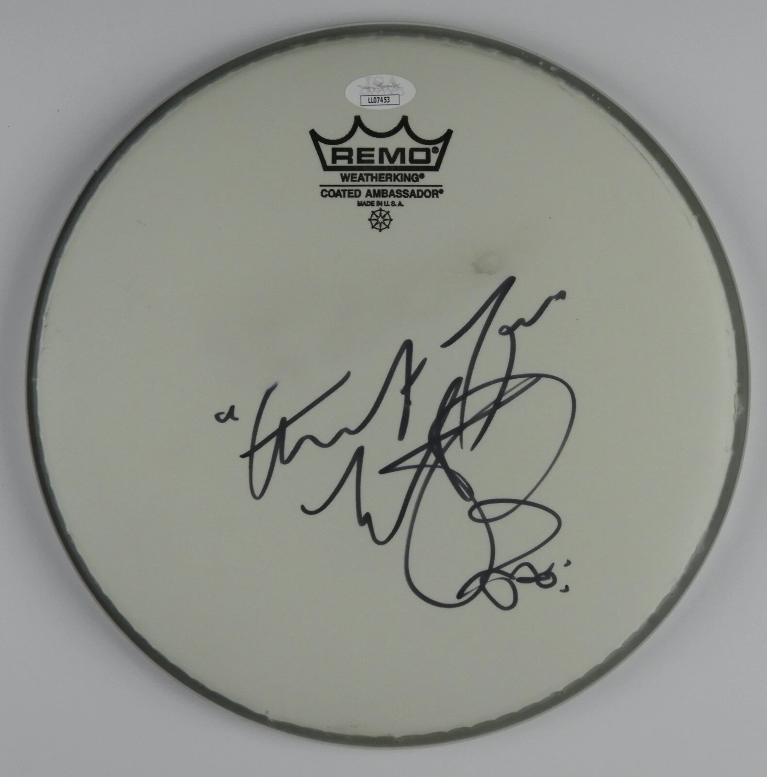 Charlie Watts Rolling Stones JSA Signed Drum Head
