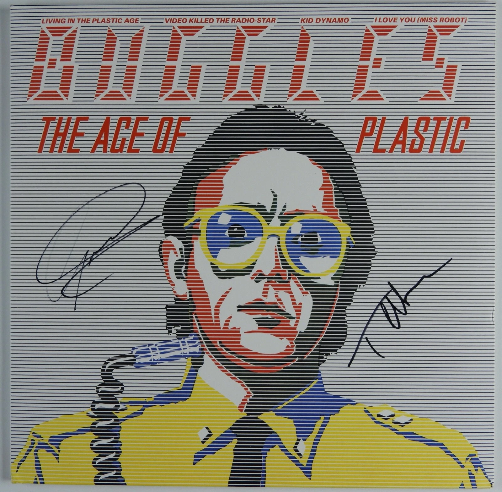 Buggles JSA Signed Autograph Album Record Vinyl The Age of Plastic Trevor Horn
