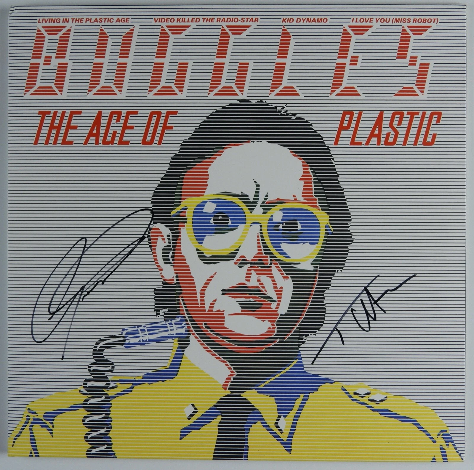 Buggles JSA Signed Autograph Album Record Vinyl The Age of Plastic Trevor Horn
