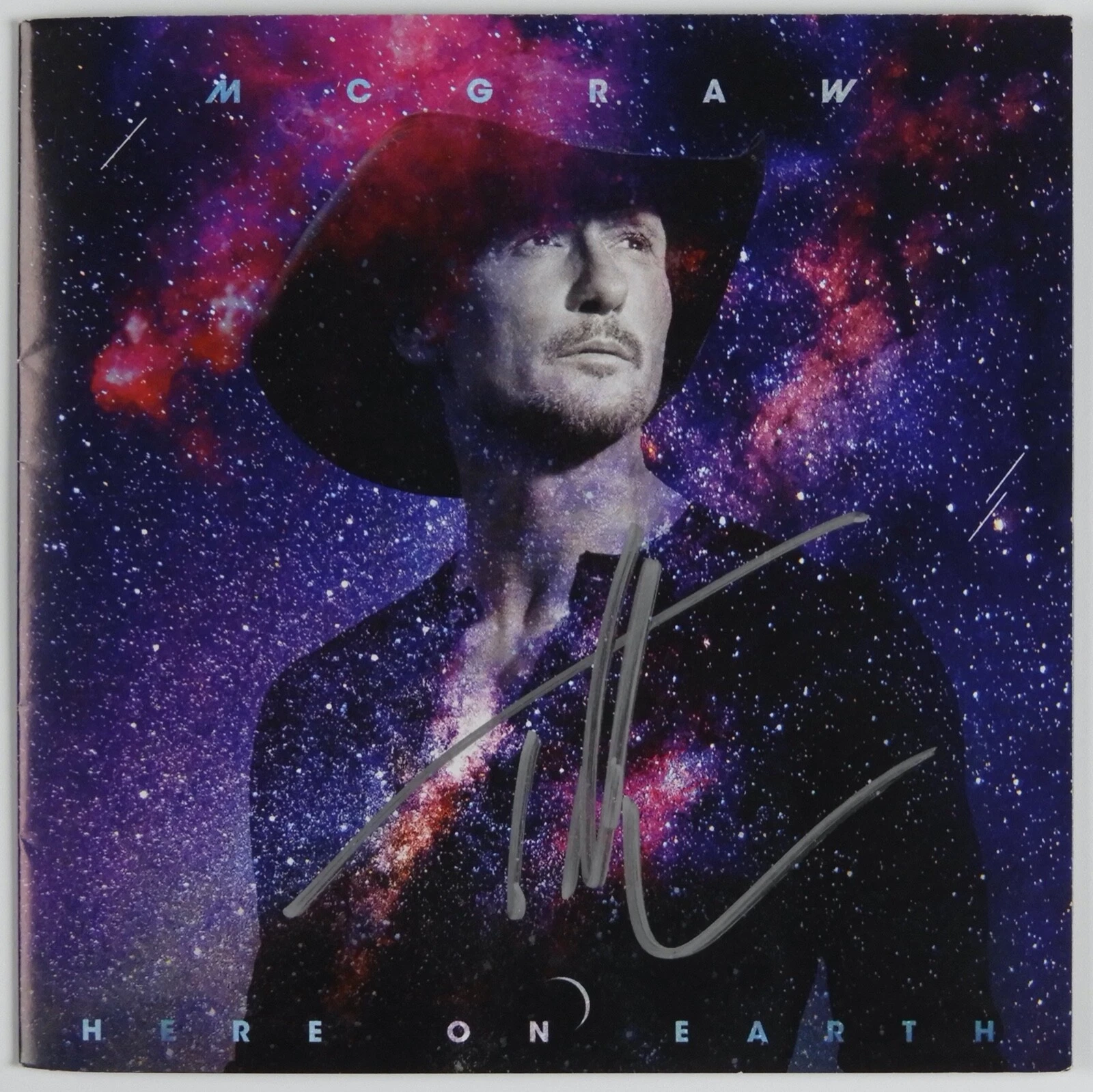 Tim McGraw JSA Signed Autograph CD Booklet Here On Earth
