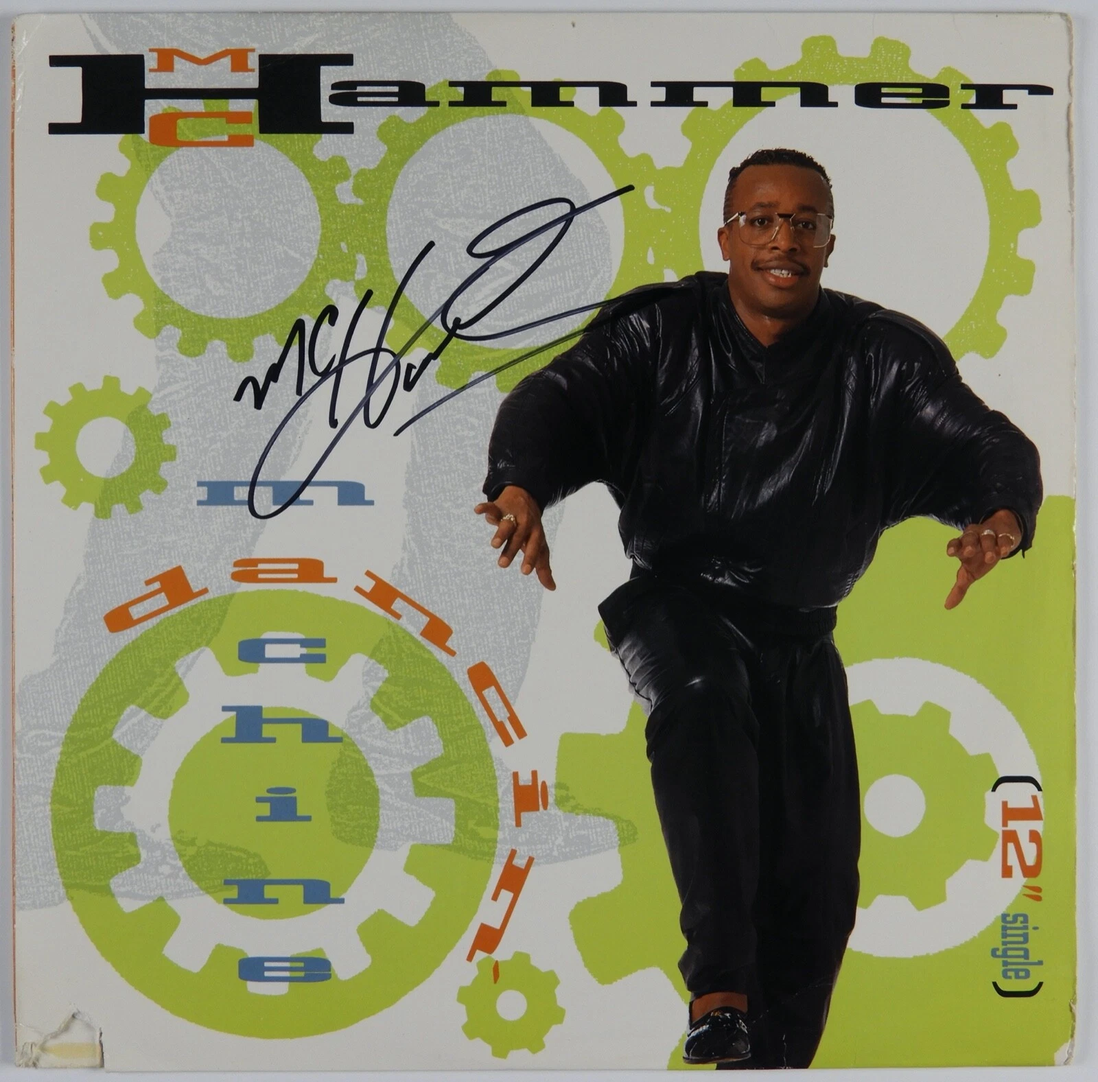MC Hammer Signed Autograph Record JSA COA Dancing Machine 12