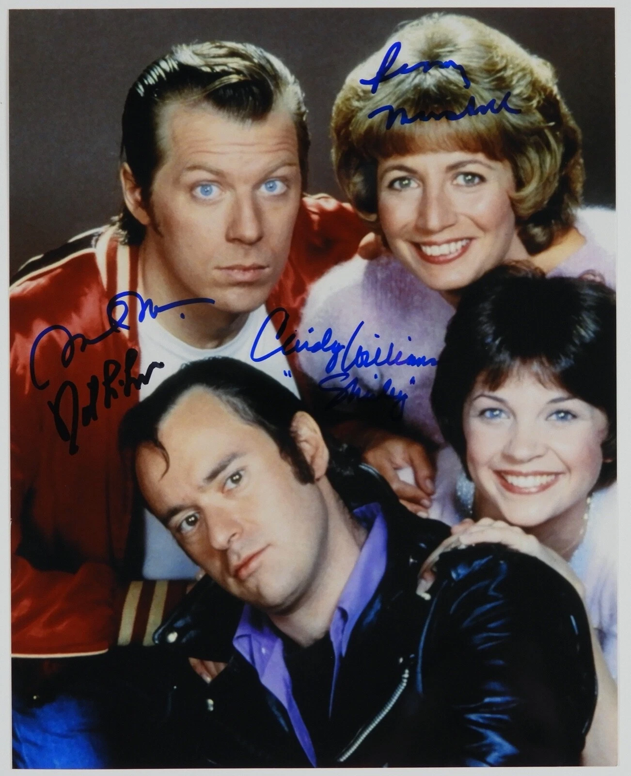 Laverne And Shirley Cast JSA Autograph Signed Photo 8 x 10 Penny Marshall +
