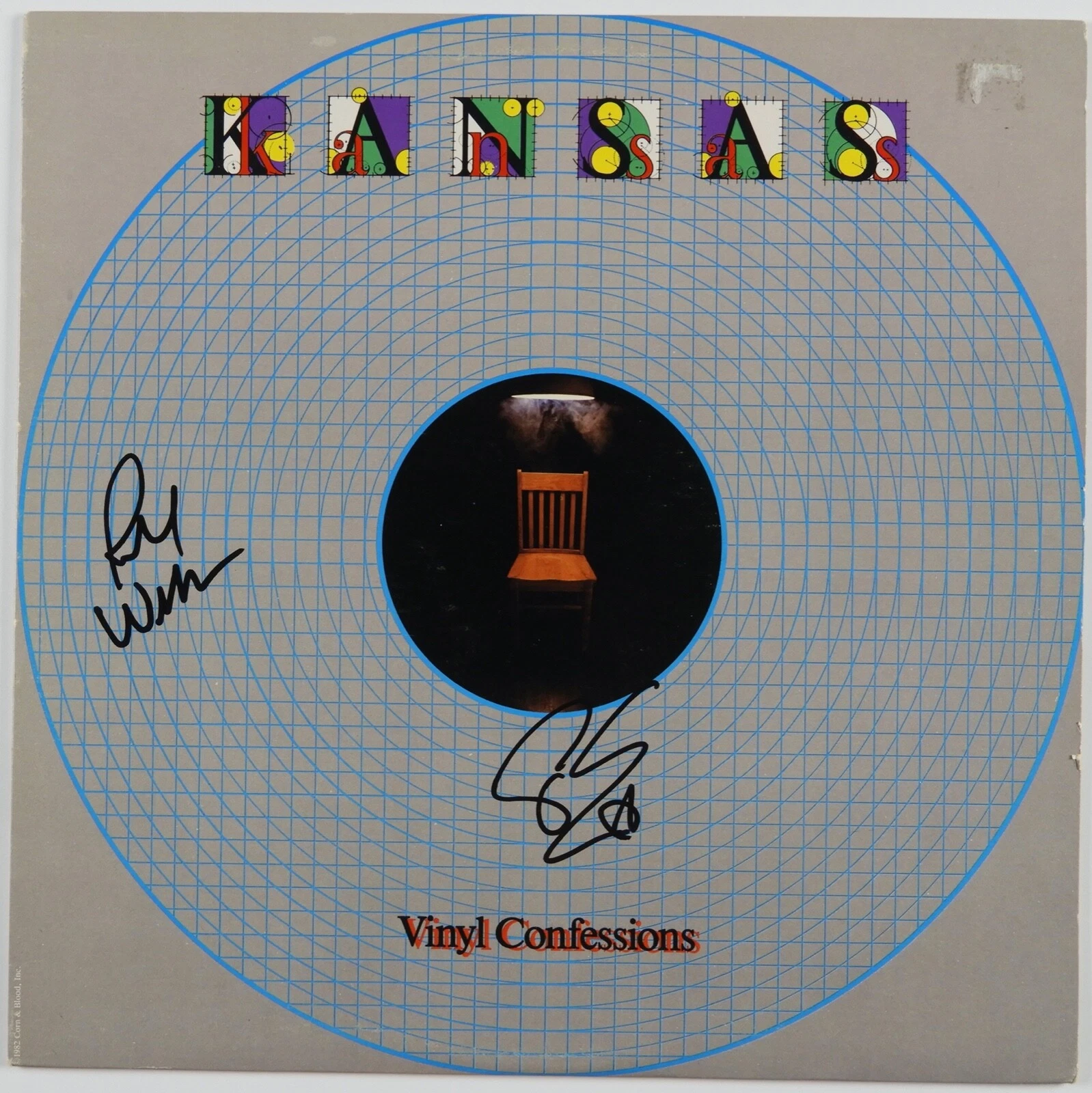Kansas JSA Signed Autograph Album Record Vinyl LP Confessions
