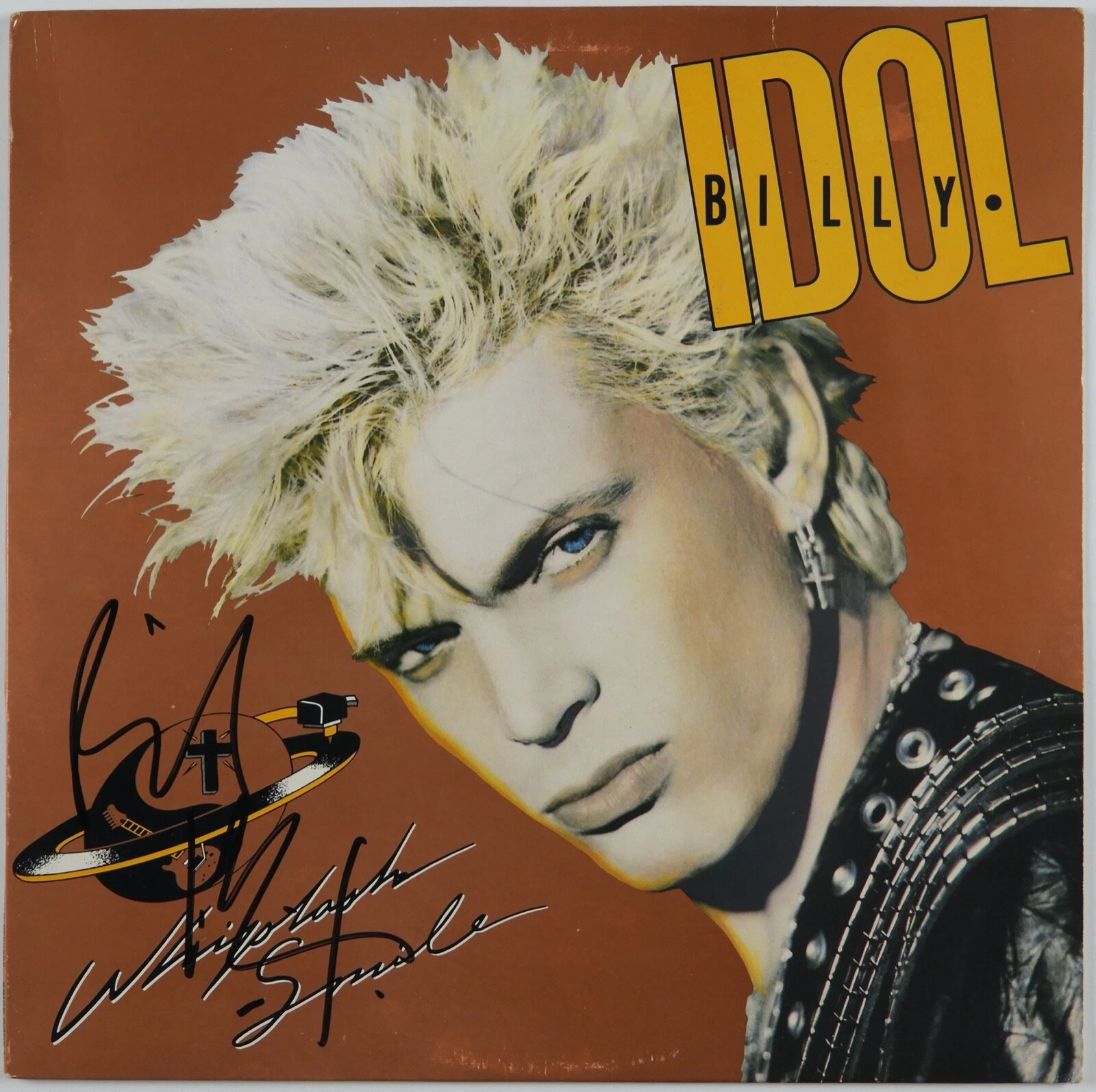 Billy Idol Signed JSA Autograph Album Record Whiplash Smile
