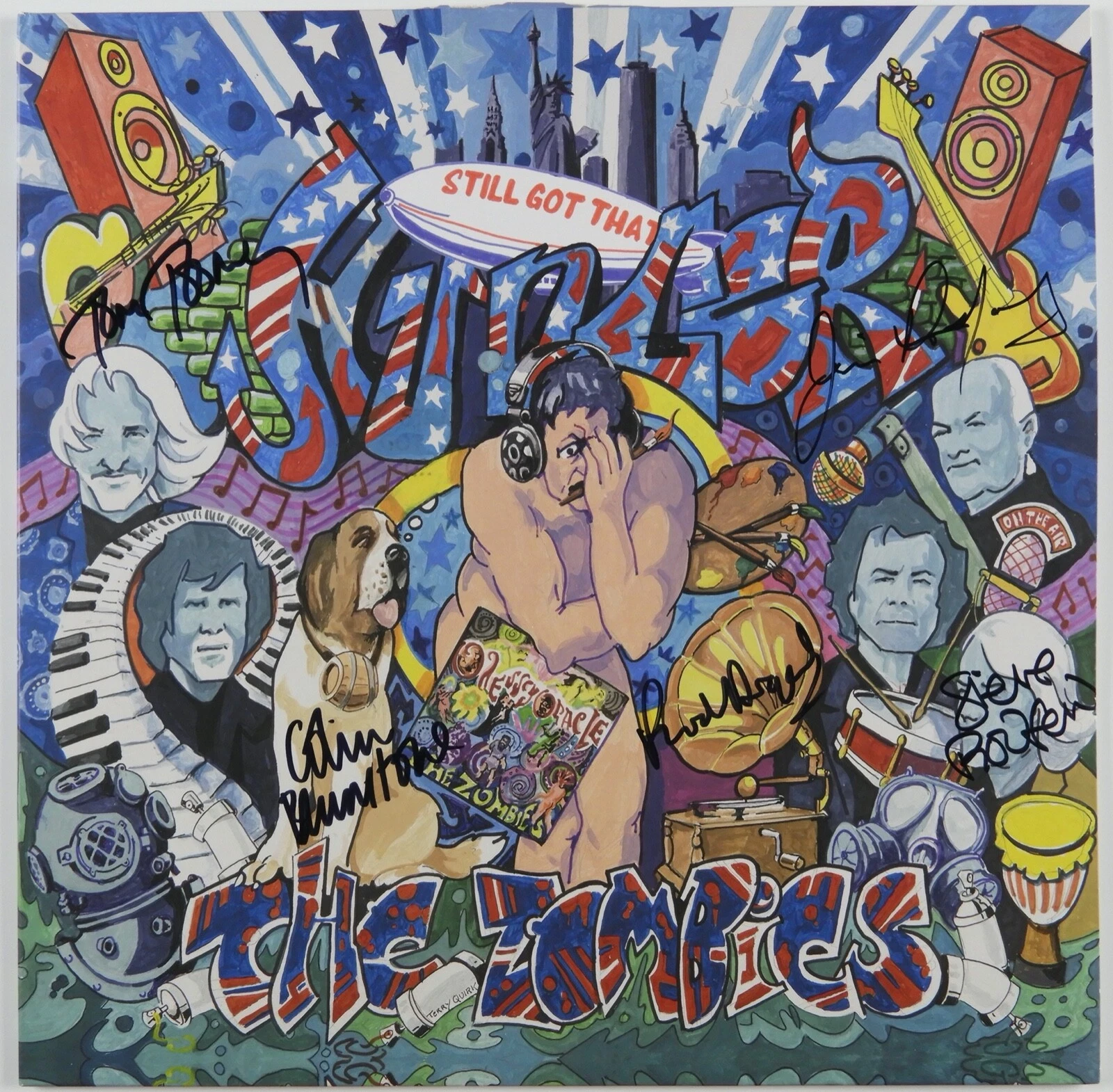 The Zombies JSA Signed Autograph Album Record LP Still Got That Hunger
