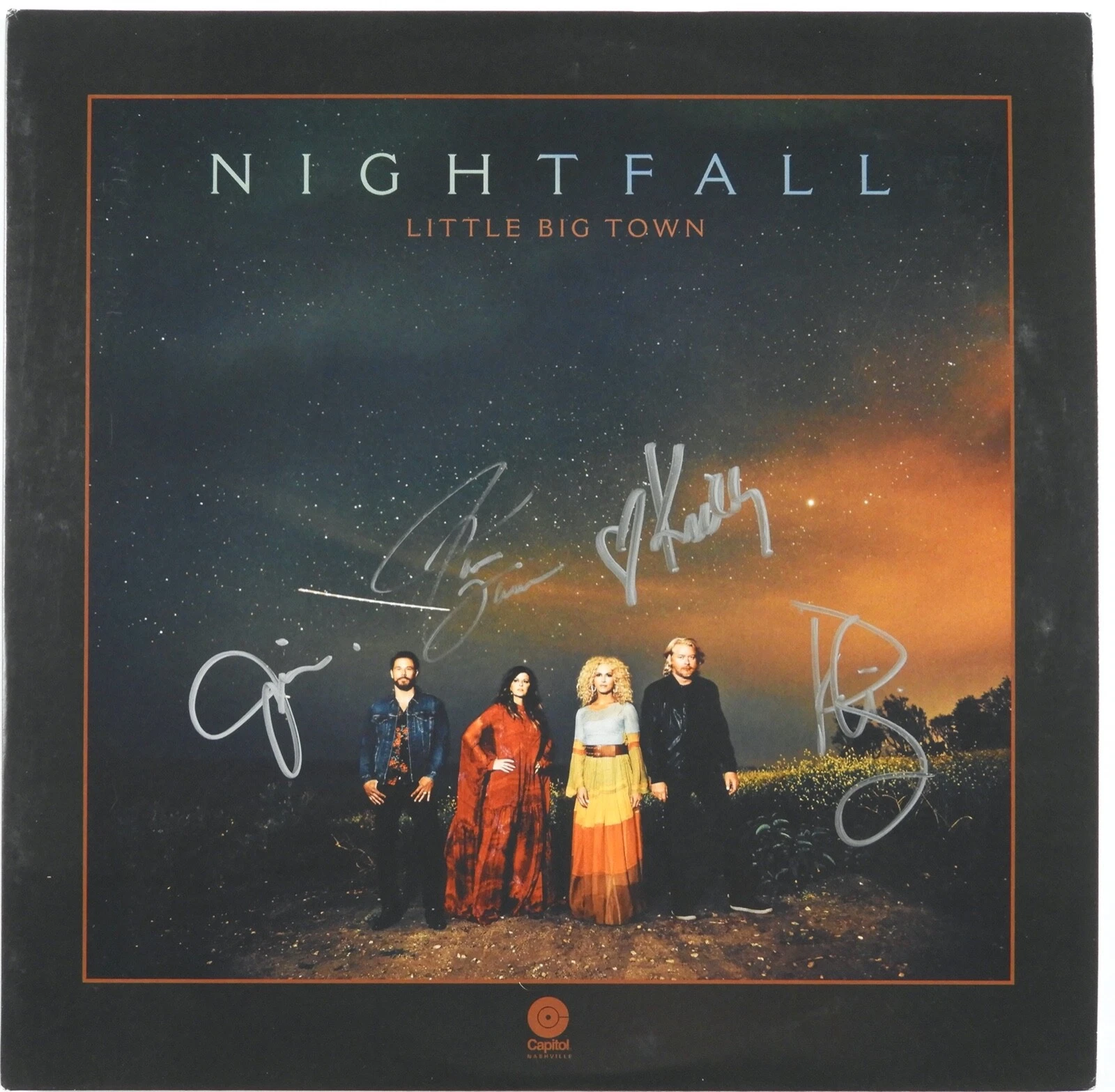 Little Big Town JSA Signed Autograph Album Record LP Nightfall Fully Signed

