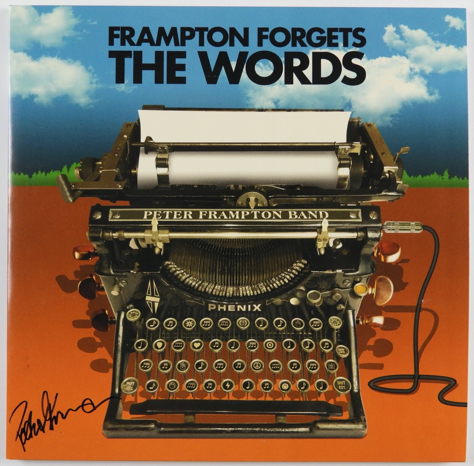 Peter Frampton JSA Signed Autograph Album Record LP The Words
