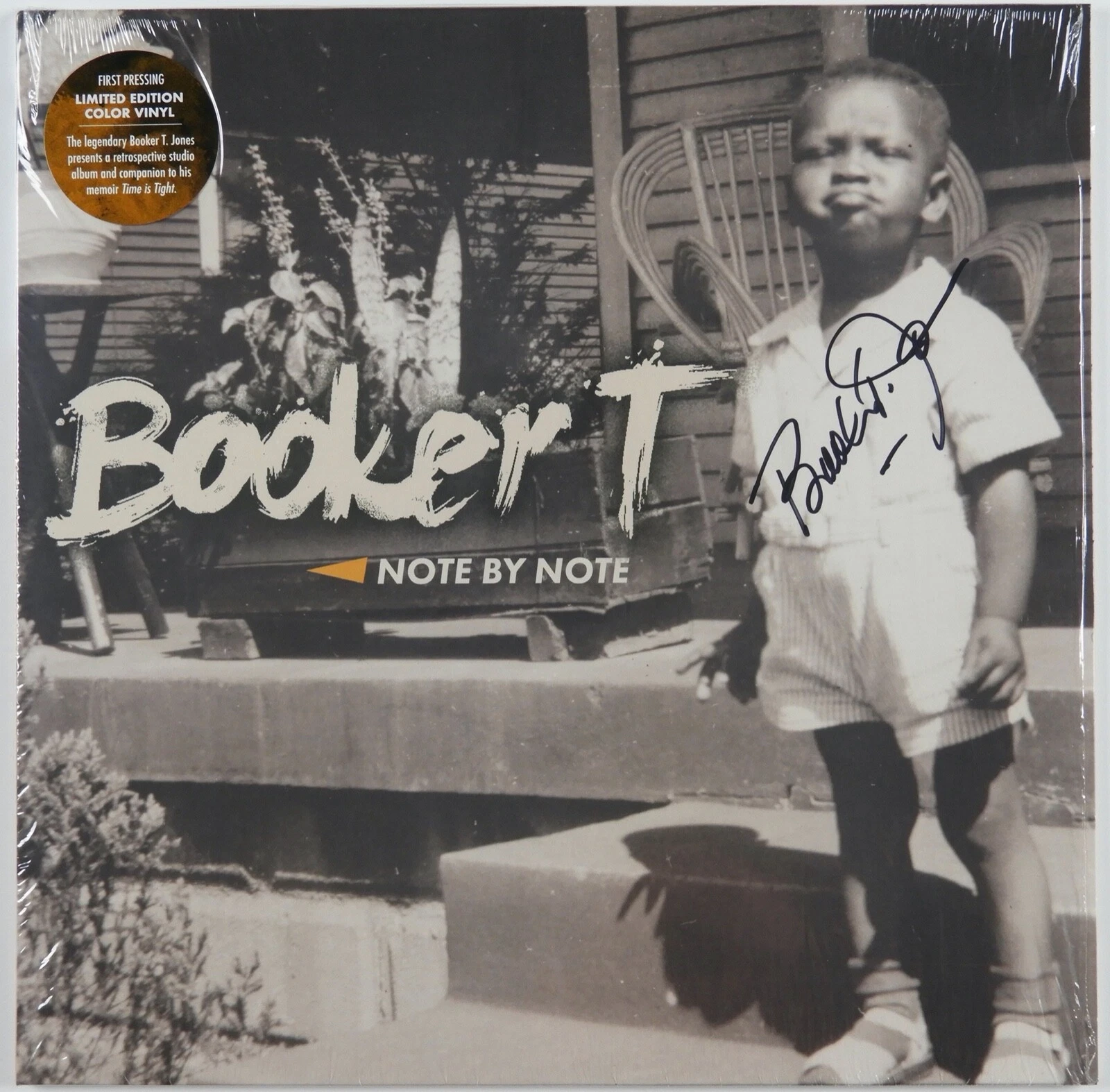 Booker T Jones JSA Signed Autograph Album Record LP Note By Note
