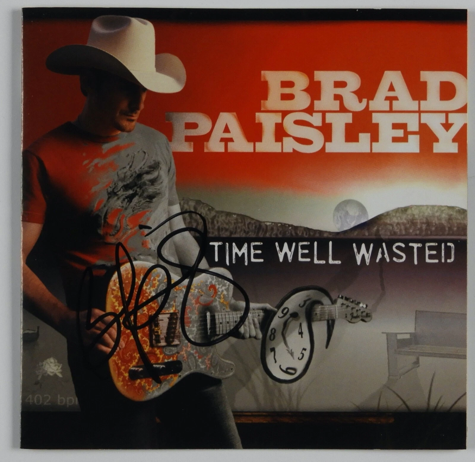 Brad Paisley JSA Signed Autograph CD Booklet Time Well Wasted
