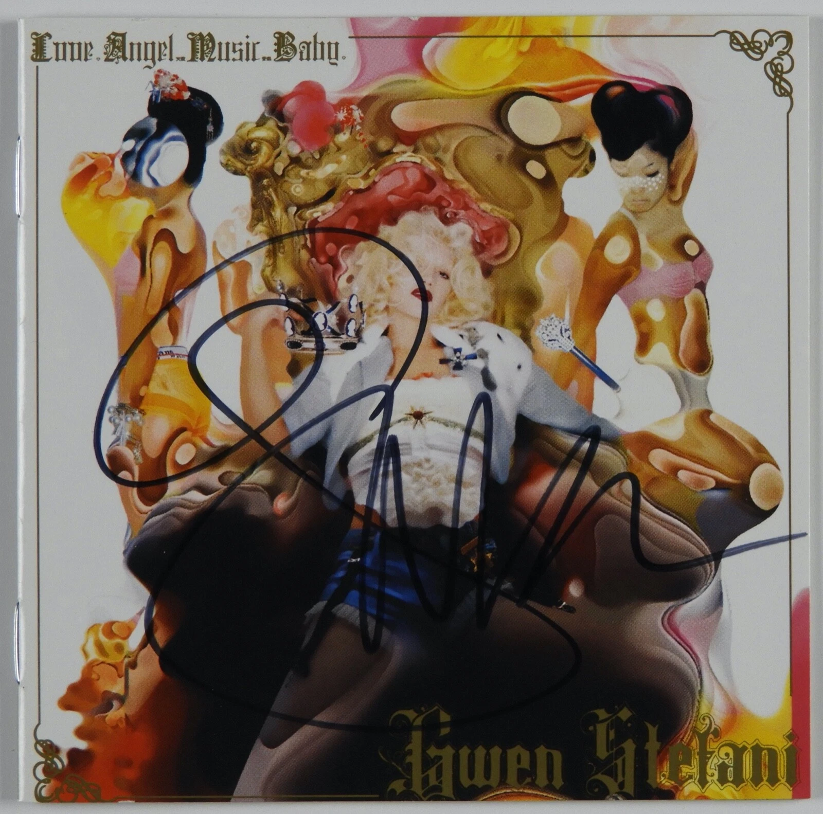 Gwen Stefani JSA Signed Autograph CD Booklet Love Angel Music Baby
