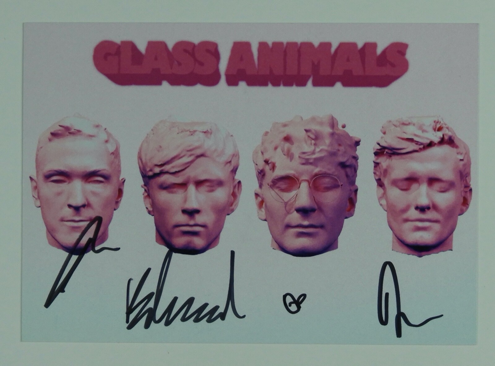 Glass Animals JSA Signed Autograph Dreamland Art Card Vinyl Fully Signed
