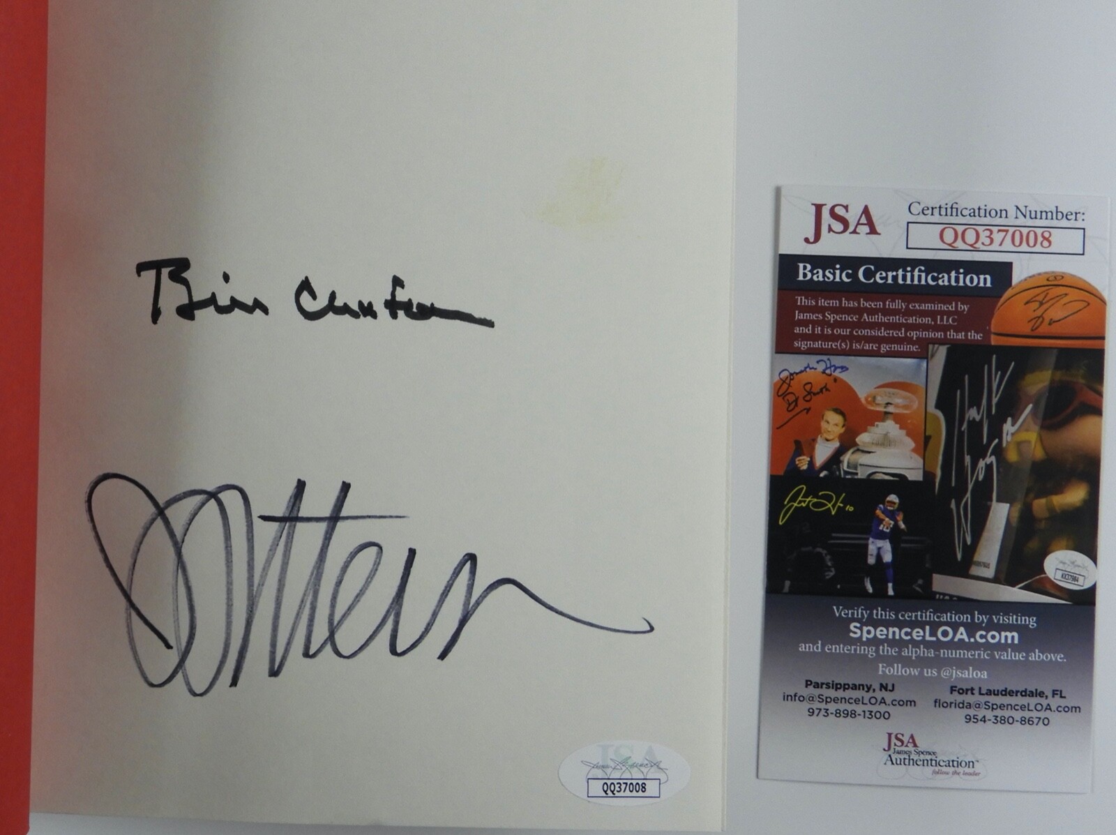 Bill Clinton Signed Autograph Book JSA The President's Daughter James Patterson
