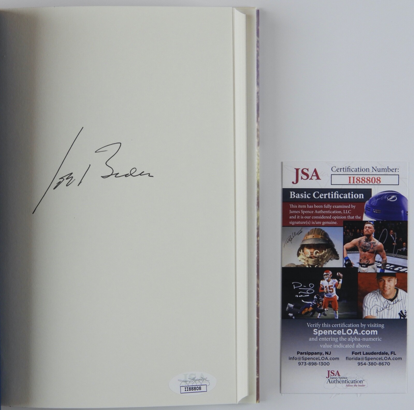 Joe Biden 46th President JSA Autograph Signed Book Promise Me Dad
