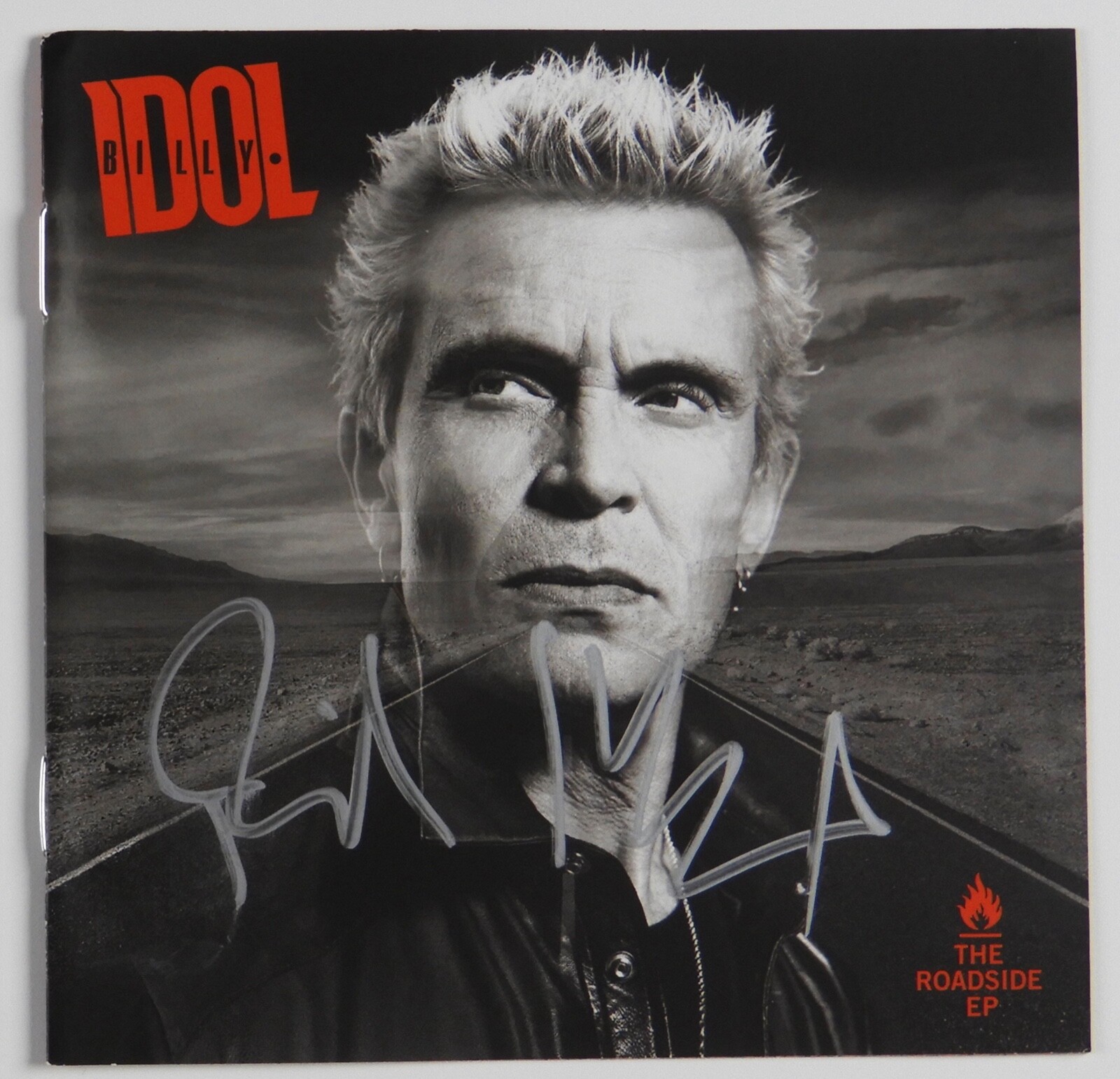 Billy Idol Autograph Signed CD The Roadside EP

