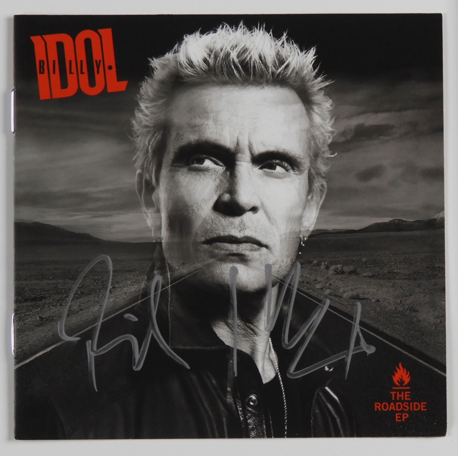 Billy Idol Autograph Signed CD The Roadside EP
