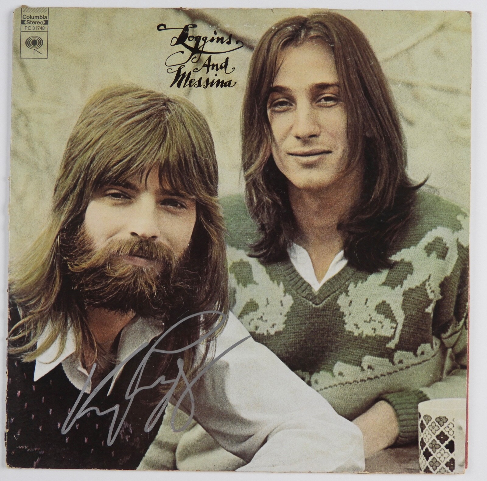 Kenny Loggins Autograph Signed Record Album Beckett Loggins and Messina
