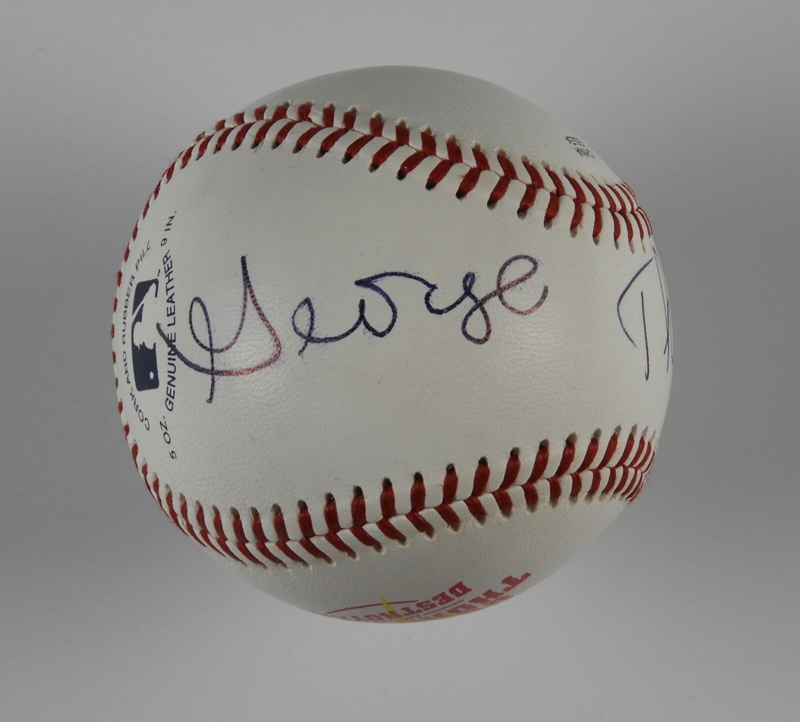 George Thorogood Autograph Signed Baseball JSA COA Official George Ball
