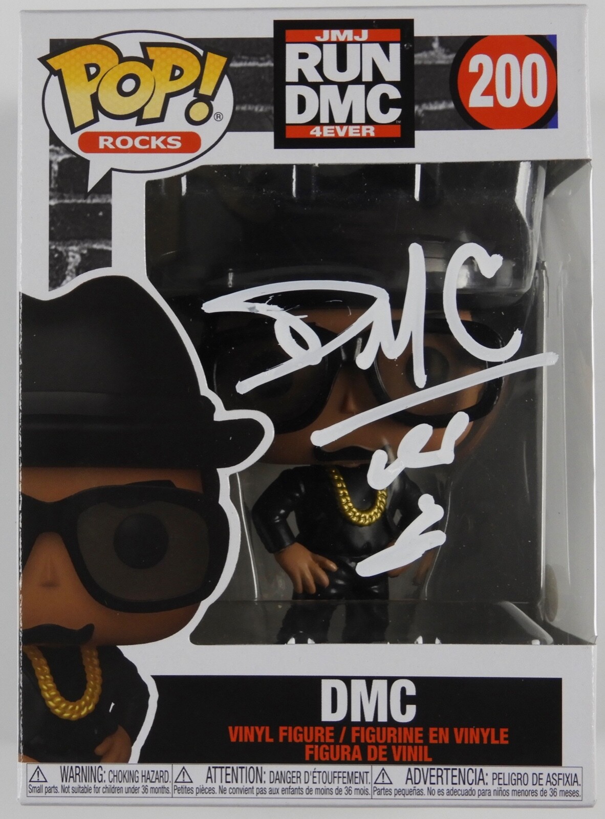 Run DMC Signed Autograph Funko Pop 200 JSA COA Pop Rocks
