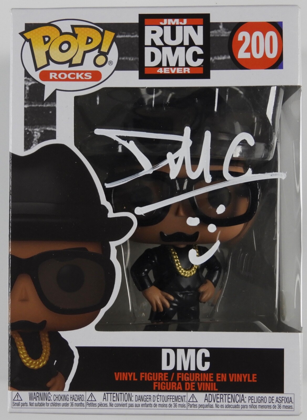 Run DMC Signed Autograph Funko Pop 200 JSA COA Pop Rocks
