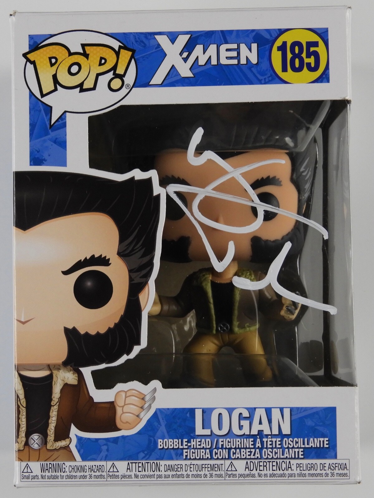 Hugh Jackman Signed Autograph Funko Pop 185 JSA X-Men Wolverine Logan
