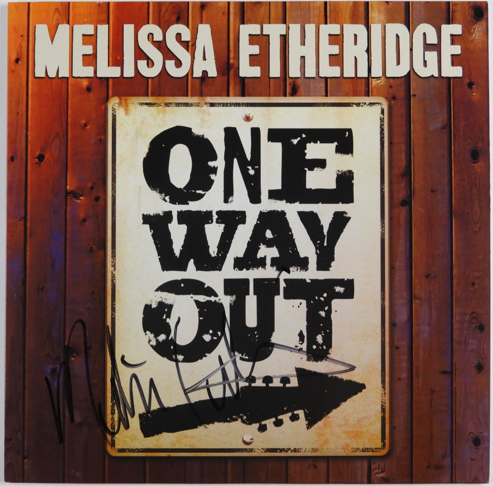 Melissa Etheridge JSA Signed Autograph Album Record One Way Out

