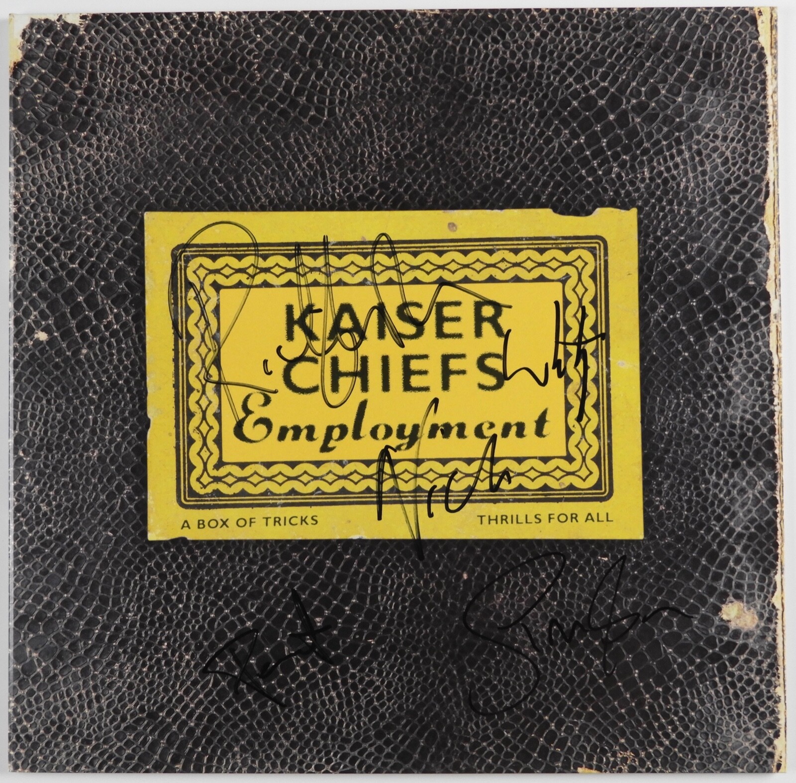 Kaiser Chiefs JSA Signed Autograph Album Vinyl Record Employment
