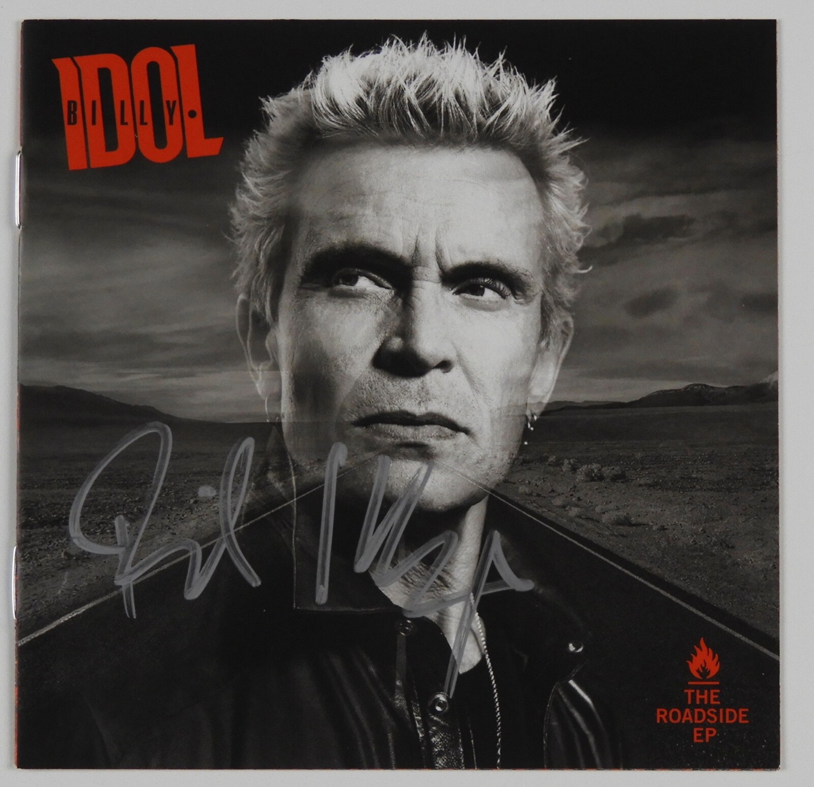Billy Idol JSA Signed Autograph CD Insert Card The Roadside EP
