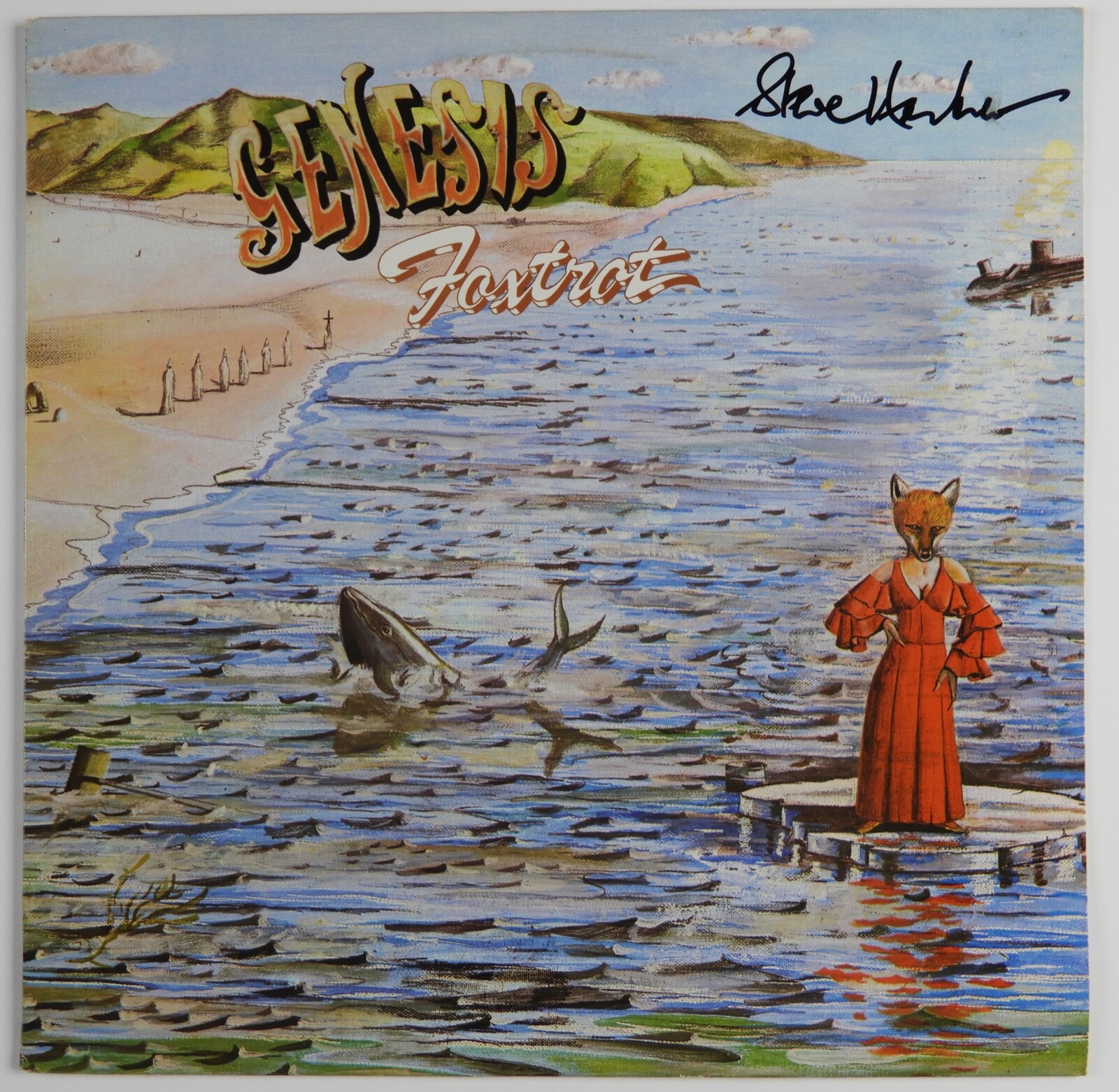 Steve Hackett Genesis JSA Signed Autograph Album Foxtrot
