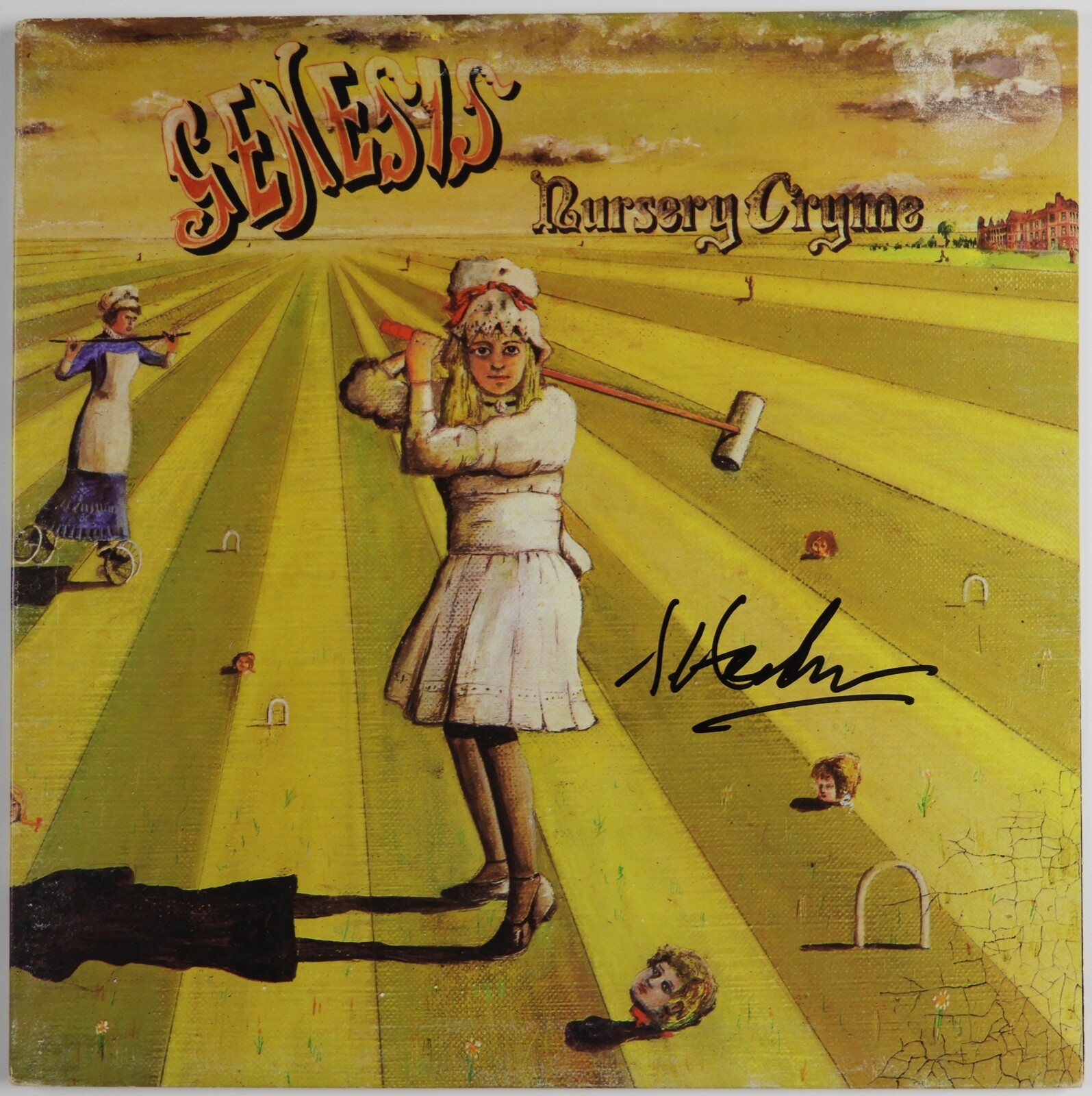 Steve Hackett Genesis JSA Signed Autograph Album Nursery Cryme
