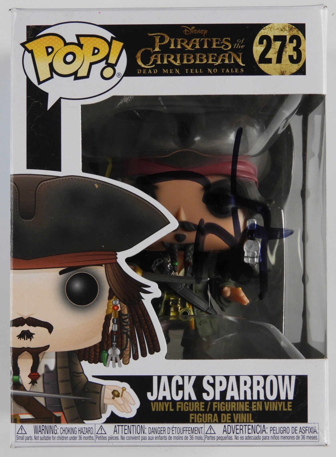 Johnny Depp JSA Signed Autograph Funko Pop Jack Sparrow Pirates Of The Caribbean
