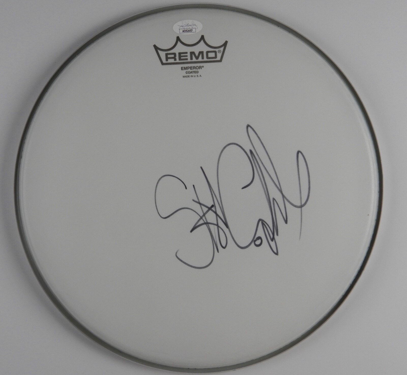 STEWART COPELAND THE POLICE AUTOGRAPH SIGNED DRUMHEAD JSA COA 12″ COLLECTIBLE MEMORABILIA