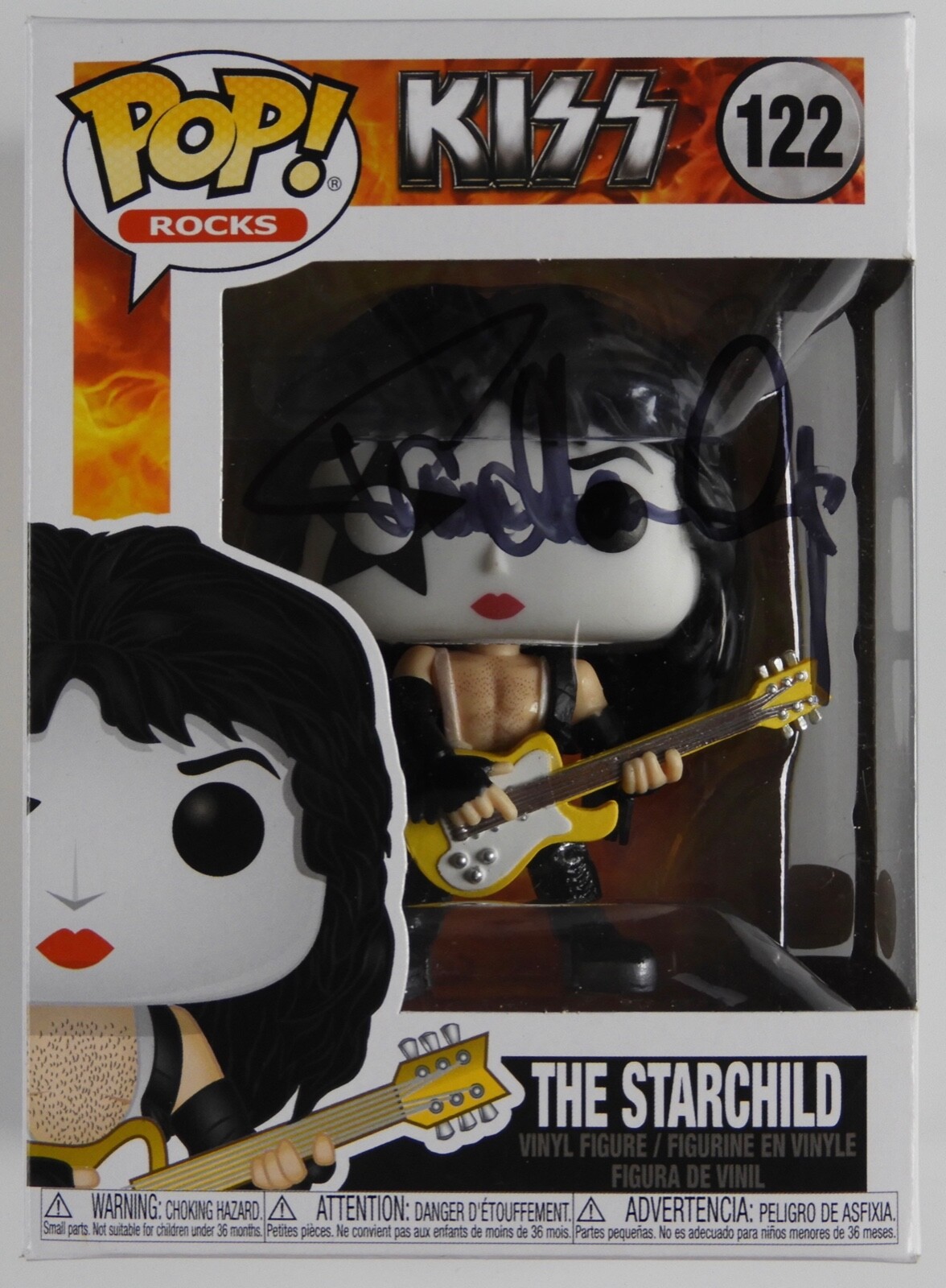 Paul Stanley Signed Autograph Funko Pop 122 JSA KISS Starchild
