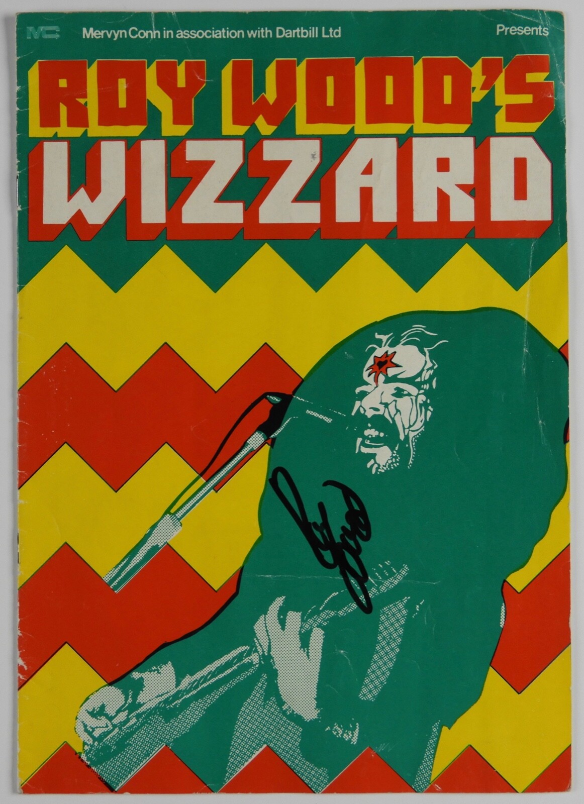 Roy Wood's Wizzard Signed JSA Autograph Magazine ELO Roy Wood
