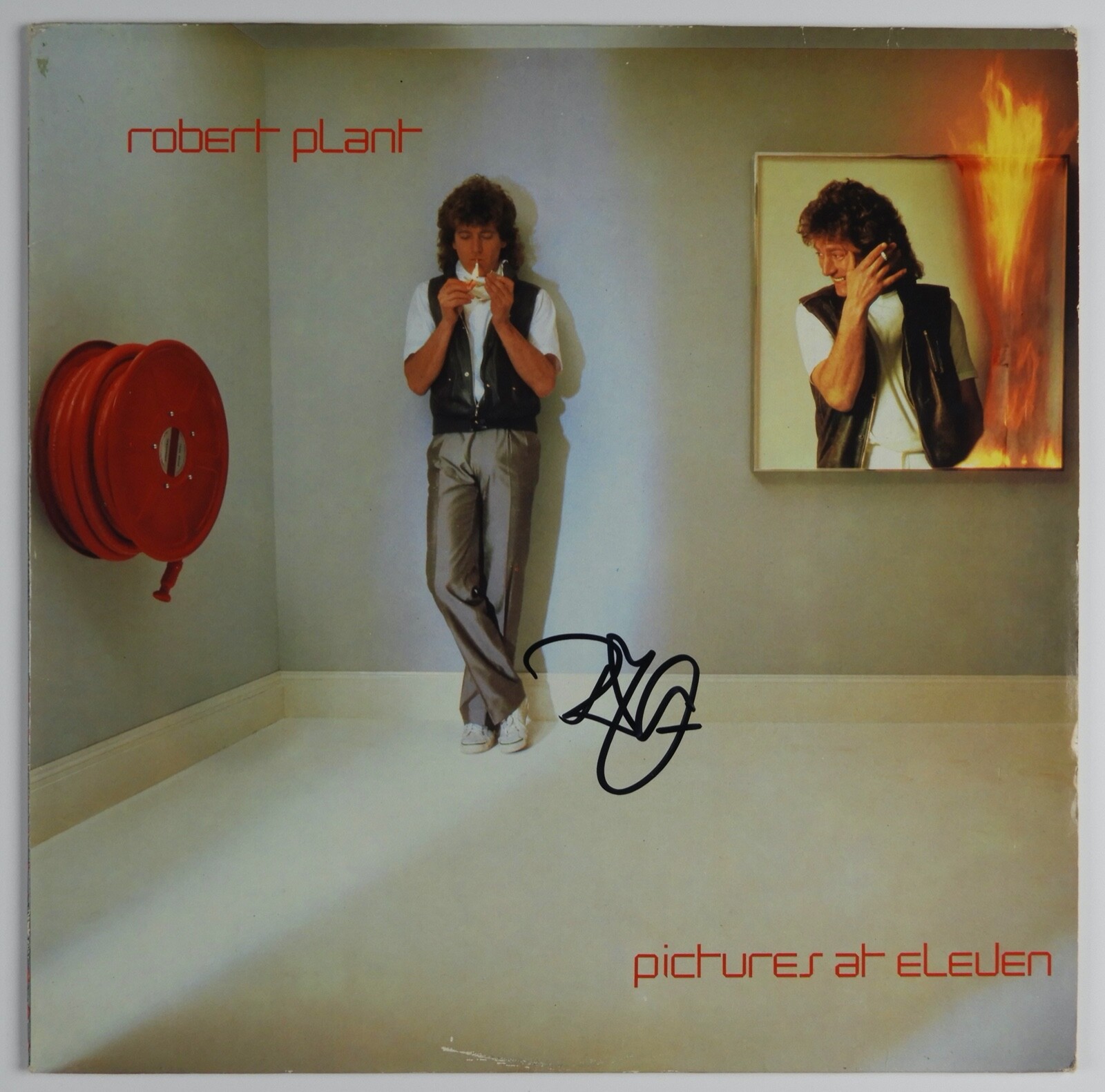 Robert Plant JSA Epperson Signed Autograph Album Record Vinyl REAL Led Zeppelin
