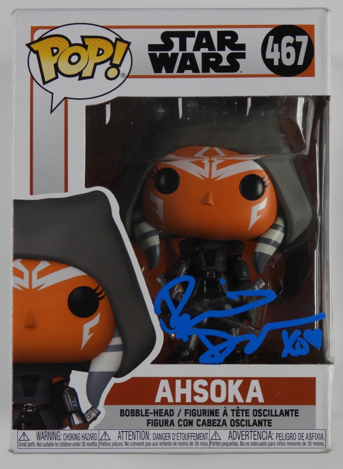 Rosario Dawson JSA Signed Autograph Funko Pop 464 Ashoka Star Wars
