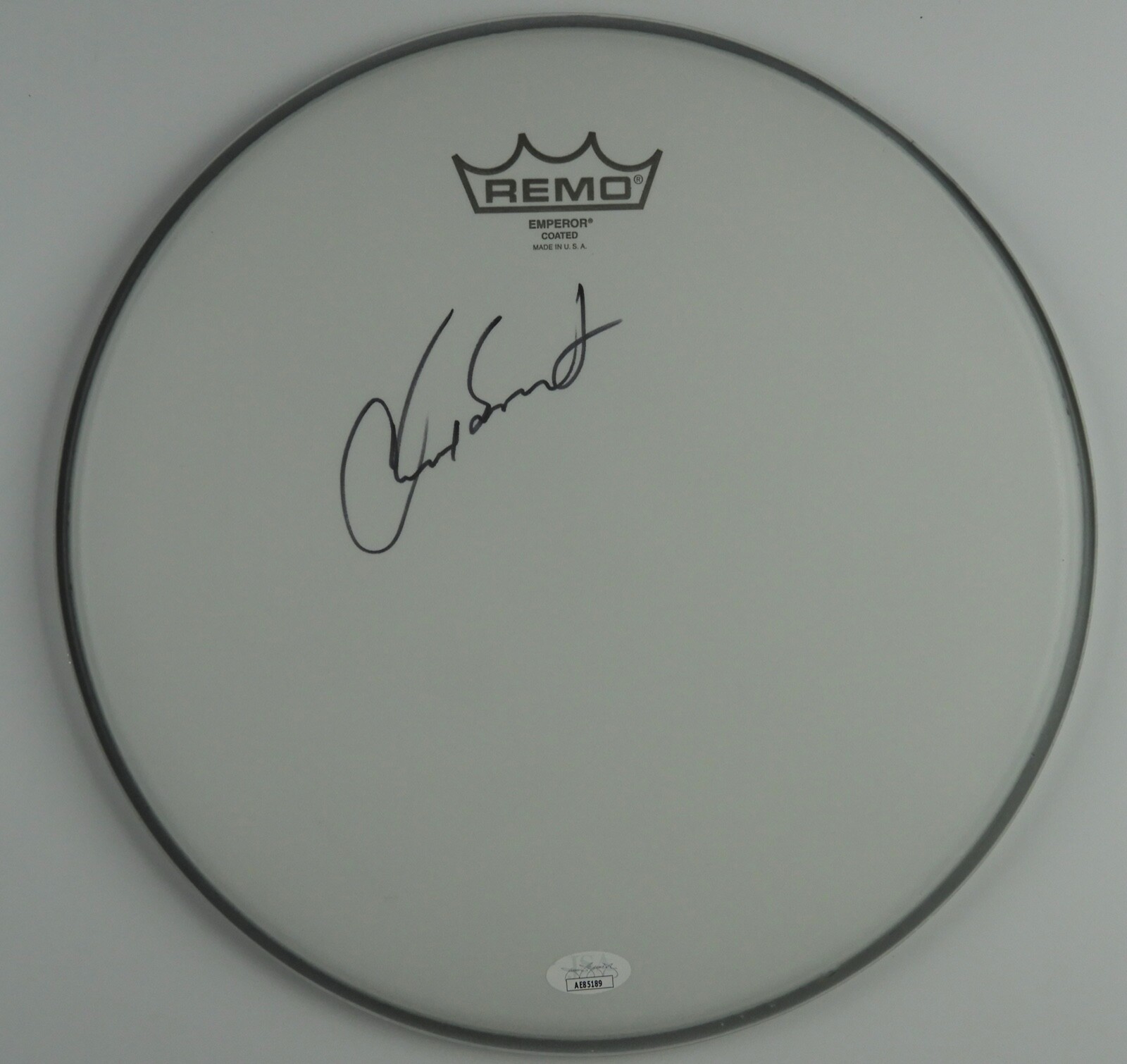 Chad Smith Red Hot Chili Peppers JSA Autograph Signed Drum Head 12