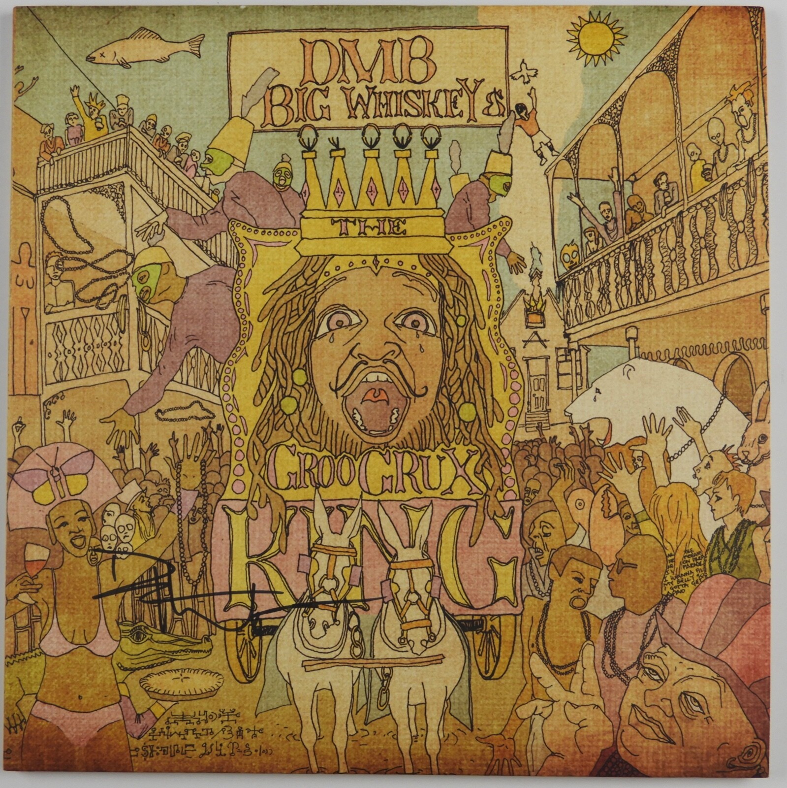 Dave Matthews Band JSA Autograph Signed Record Vinyl Album Epperson Big Whiskey
