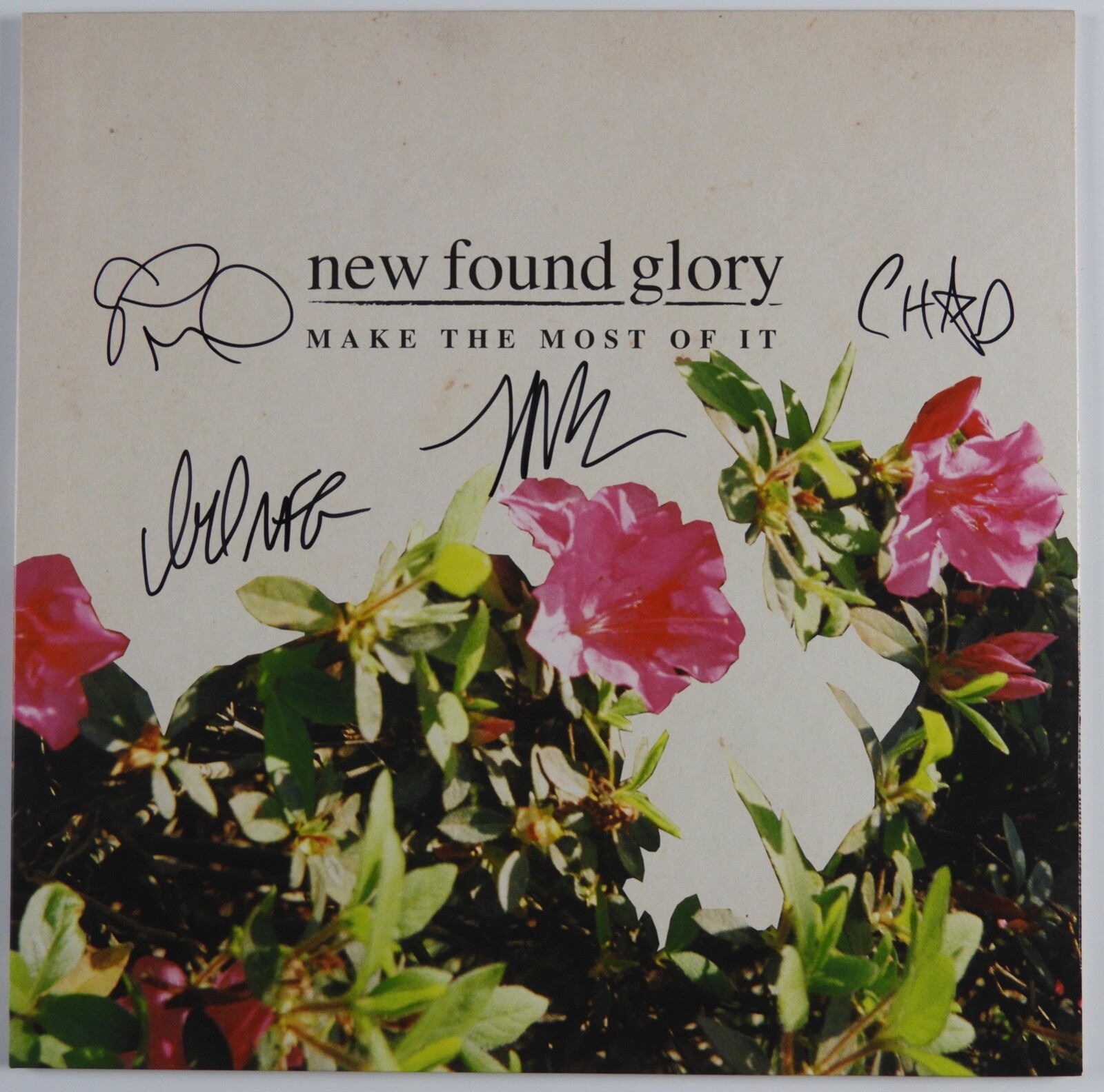 New Found Glory JSA Autograph Signed Album Record Vinyl Make The Most Of It
