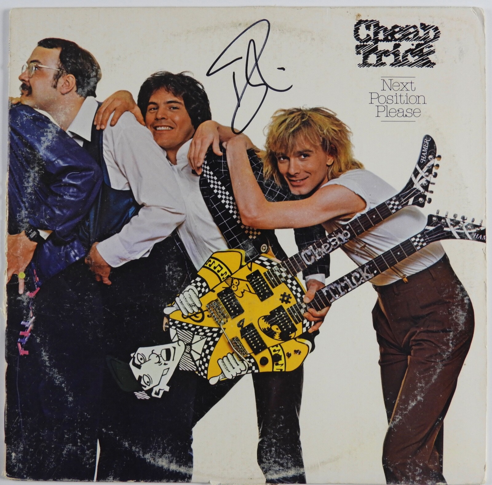 Cheap Trick JSA Signed Autograph Album Vinyl Rick Nielsen Robin Zander
