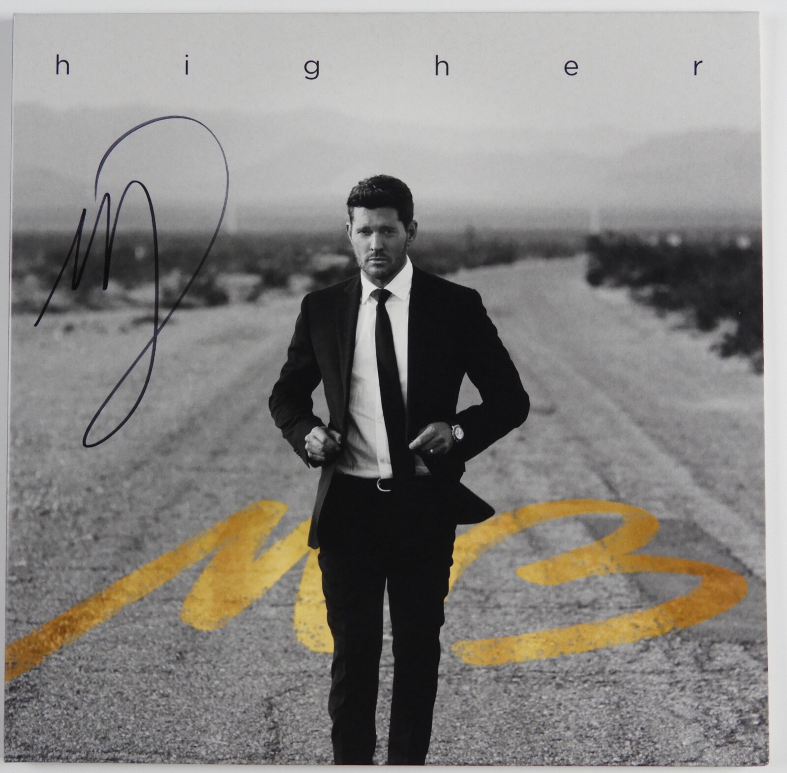 Michael Buble JSA Signed Autograph Album Vinyl Record Higher
