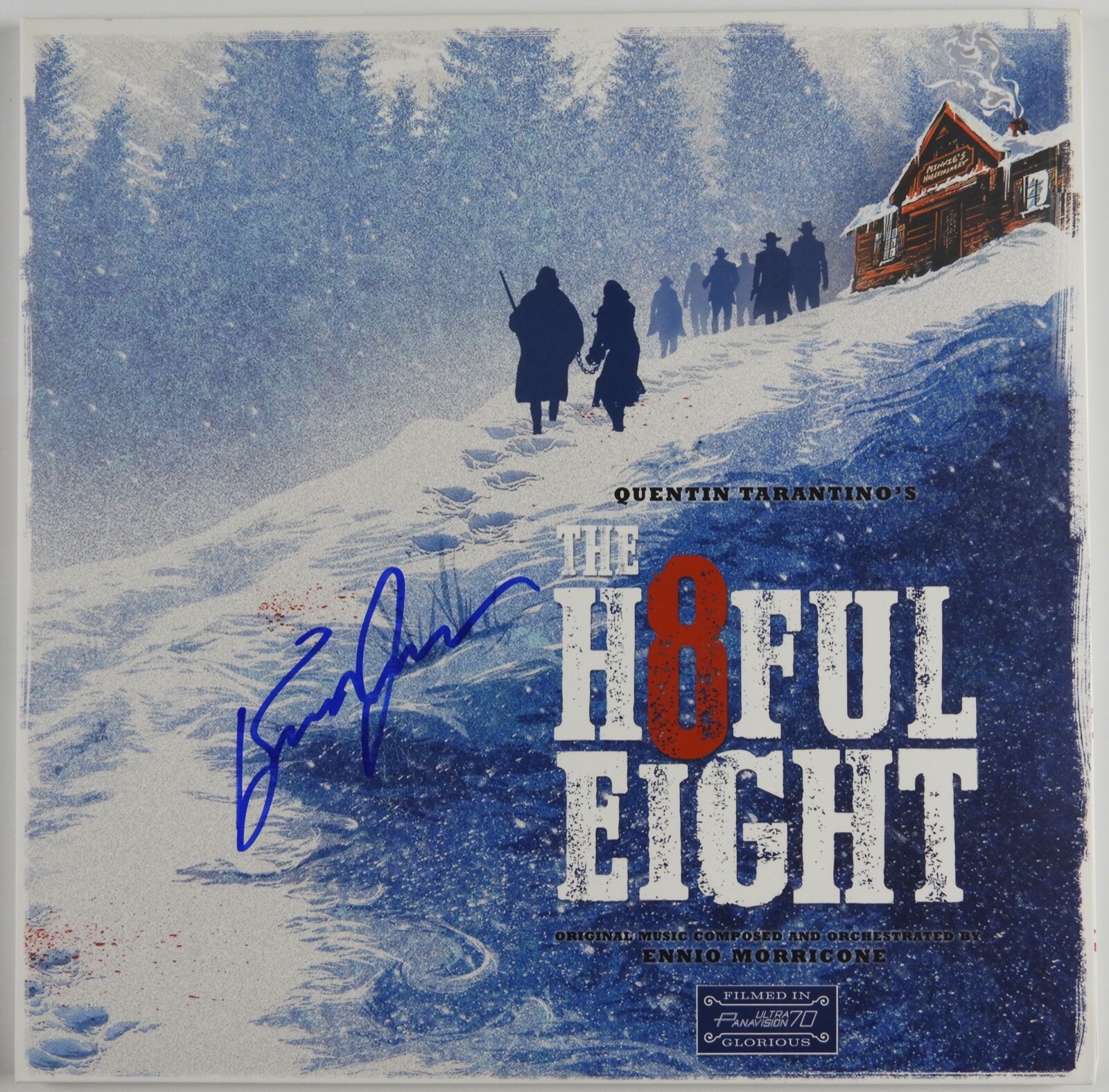 Kurt Russell Signed JSA Autograph Album Record The Hateful Eight Soundtrack
