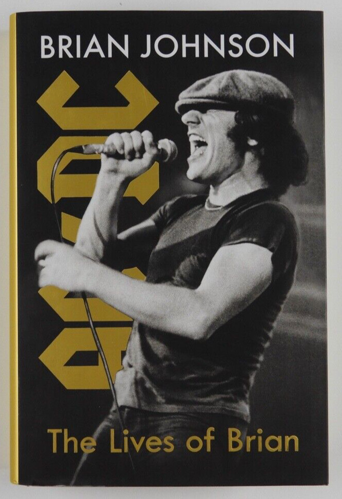 Brian Johnson JSA Autograph Signed Book The Lives Of Brian AC/DC
