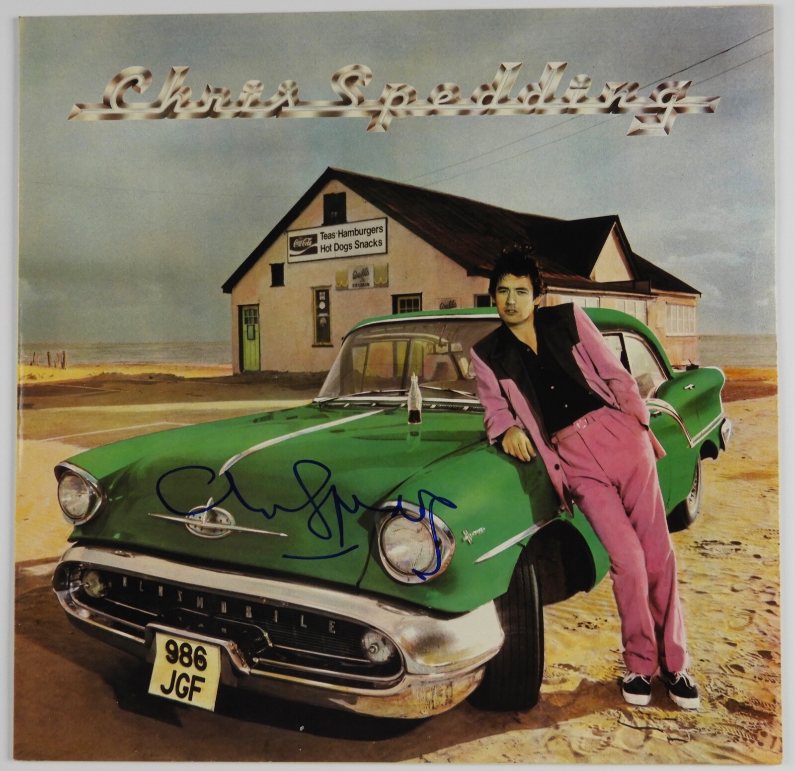Chris Spedding JSA Signed Autograph Album Record LP
