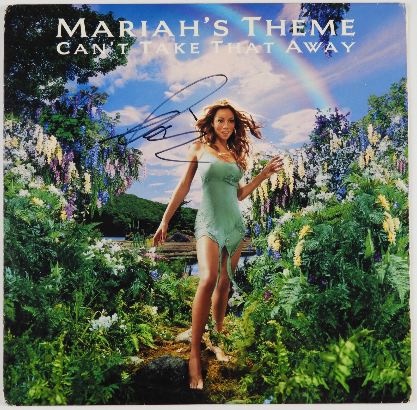 Mariah Carey Signed Autograph JSA Album Record Vinyl 12