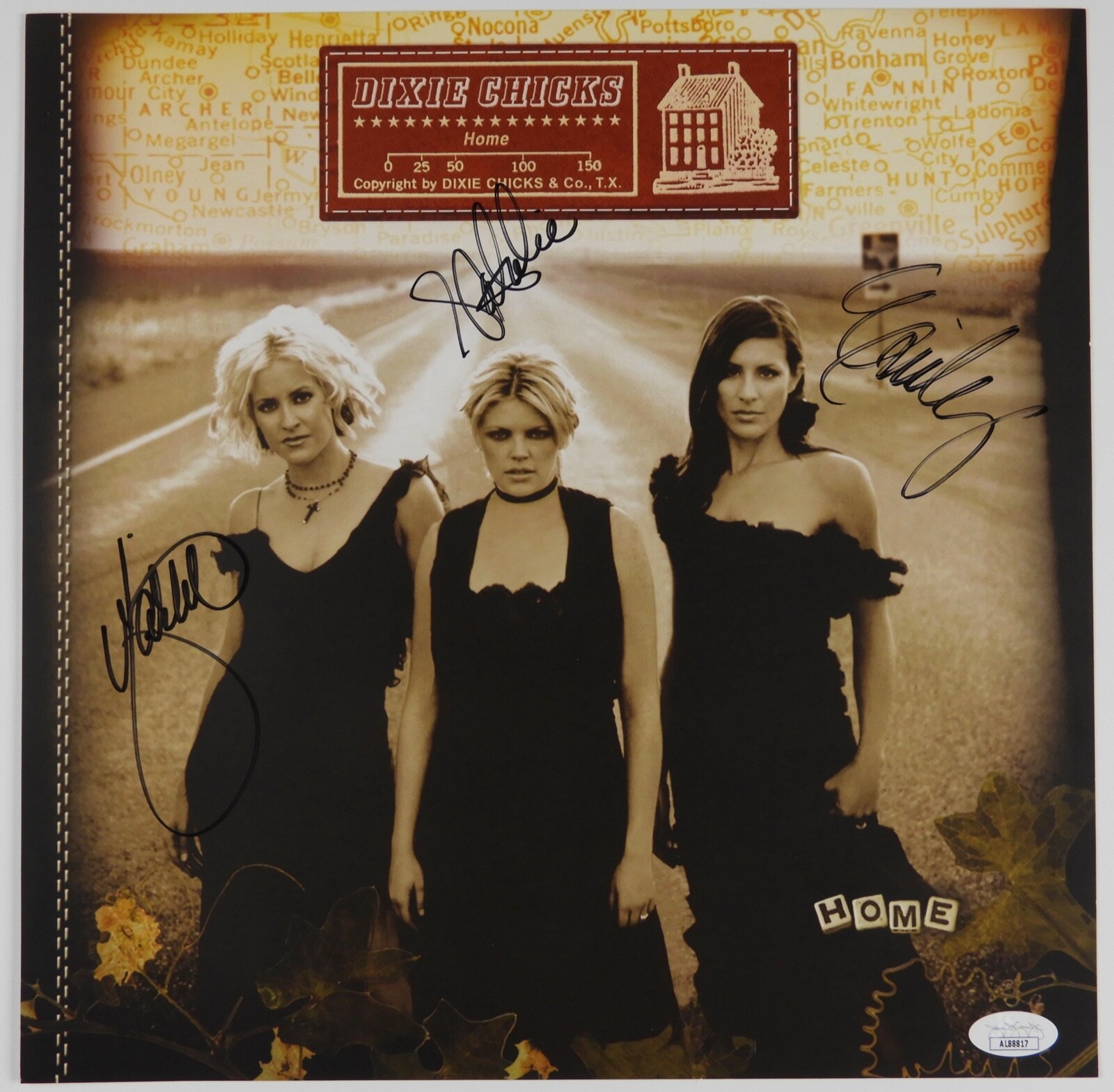 Dixie Chicks JSA Fully Signed Autograph Album 12