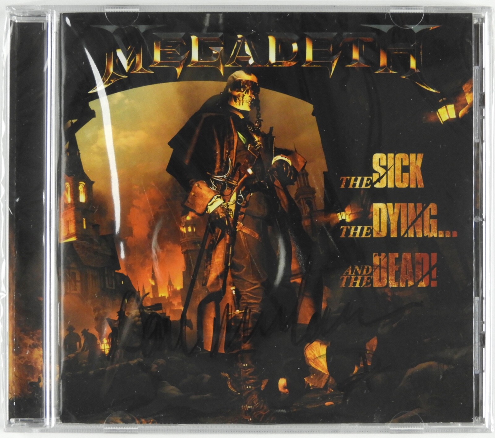 Megadeth Dave Mustaine Signed Autograph CD Still Sealed

