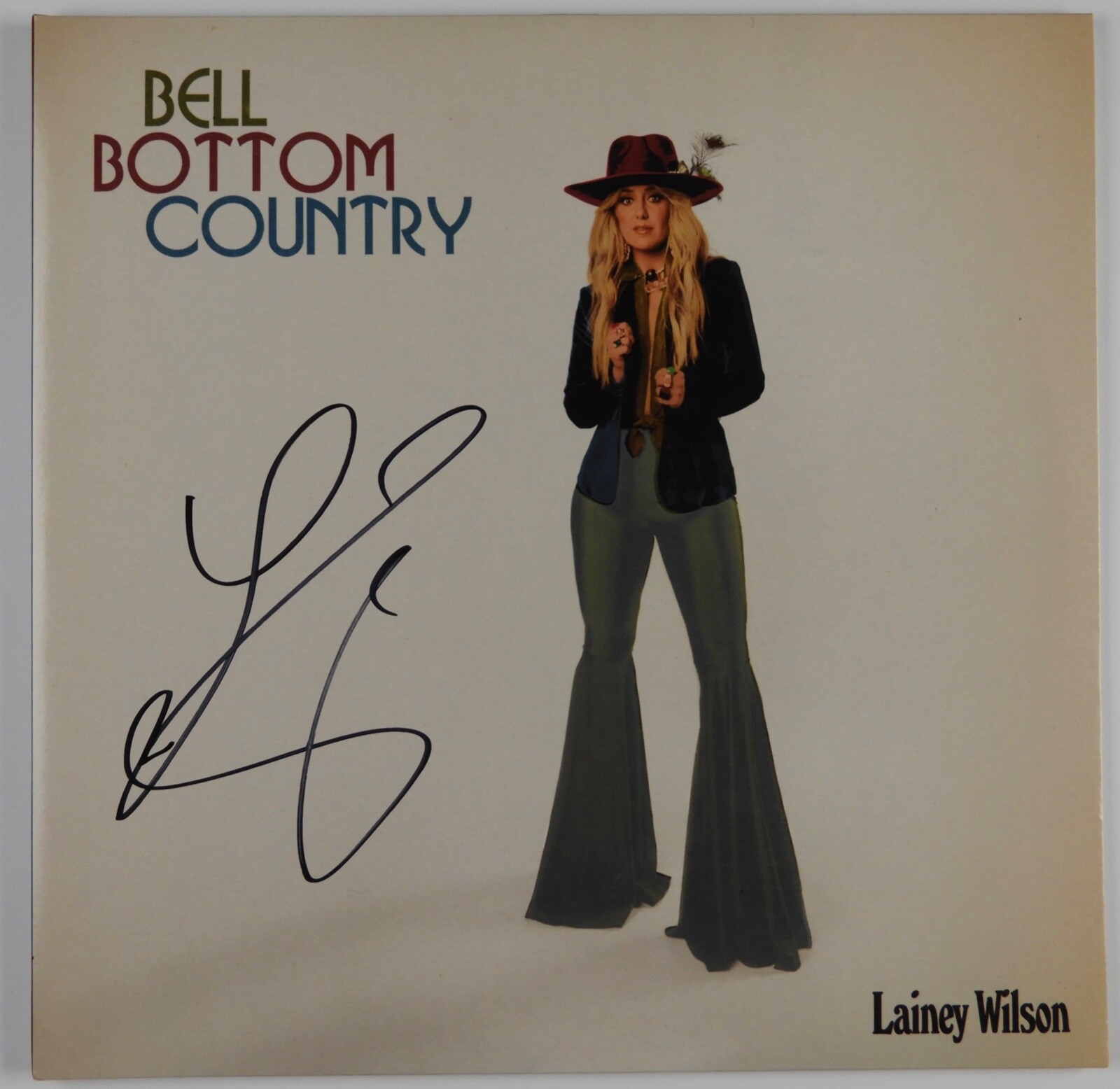 Lainey Wilson JSA Signed Autograph Album Record Bell Bottom Country
